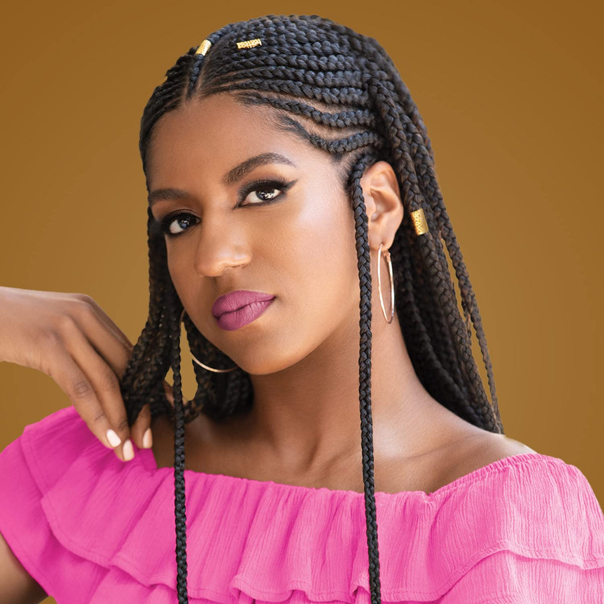 African Pride Gel para trenzas, cierres y giros - Sin sulfatos, sin parabenos - 8 onzas
