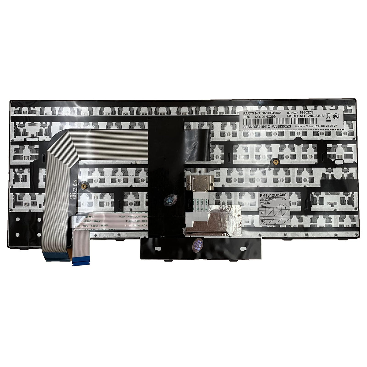 Repuesto de Teclado para Laptop Lenovo ThinkPad T470 T480 Sin Luz de Fondo Siakoocty