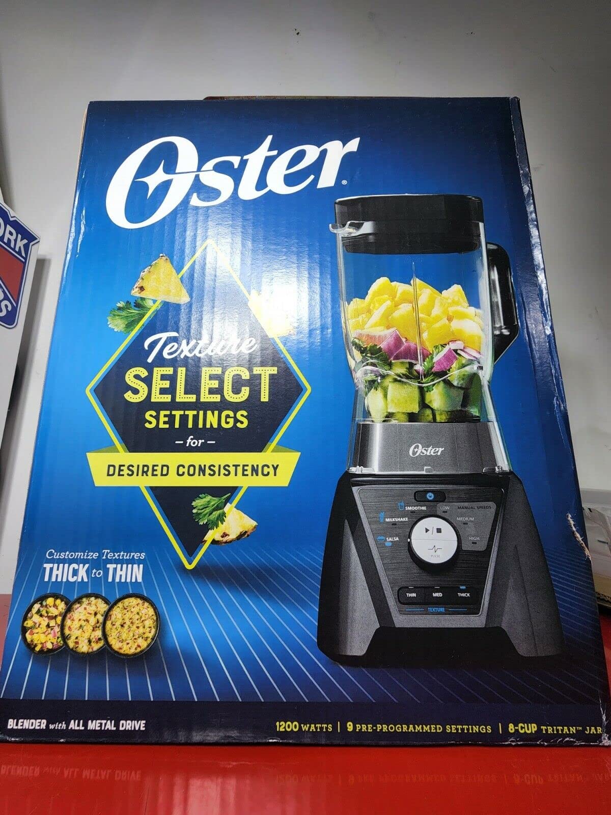 Licuadora Oster 9 Velocidades Metal Drive 8 Tazas