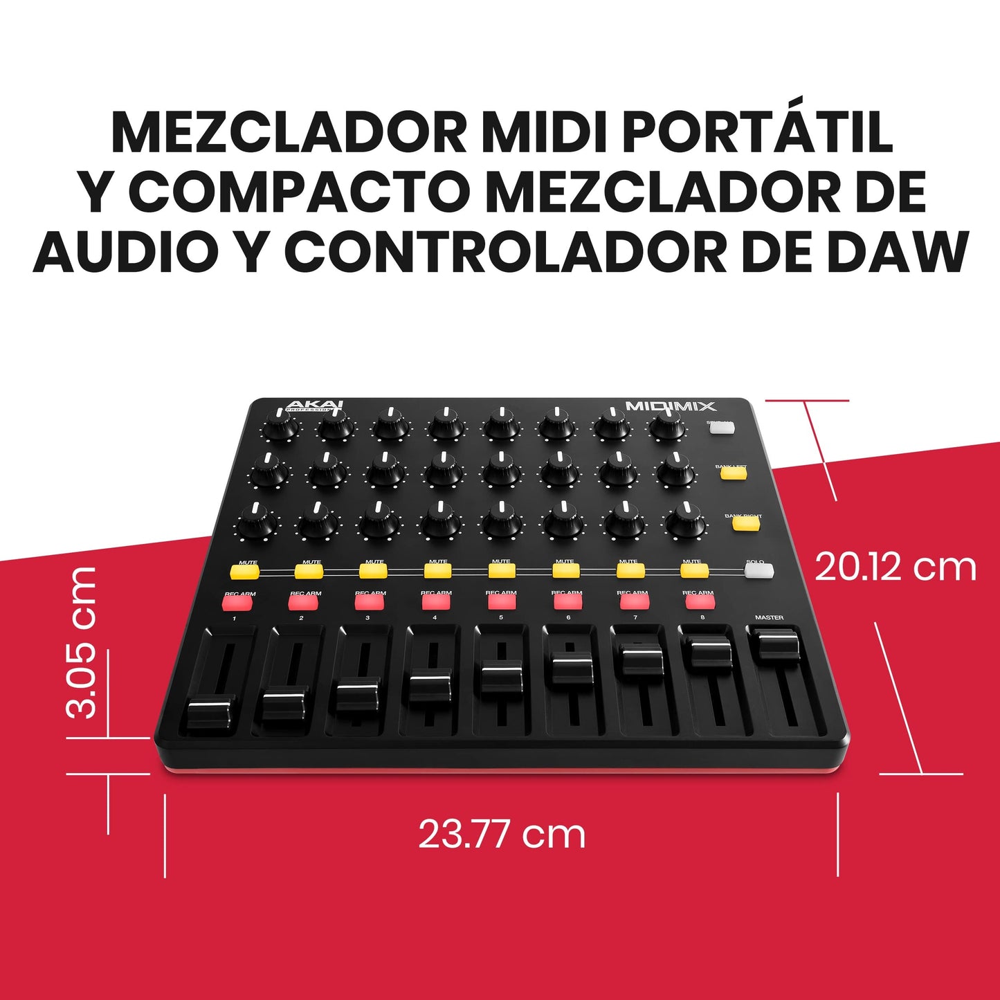 Controlador MIDI USB AKAI Professional MIDIMIX con Integración para Ableton Live