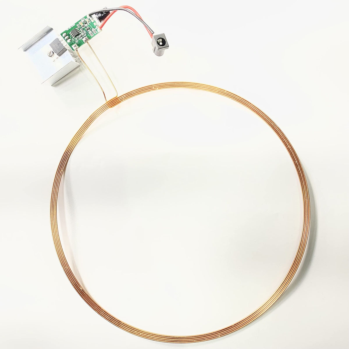 Bobina LED Inalámbrica Taidacent 24 V 200 mm con Cargador de Inducción para Luz Nocturna 3D Creativa