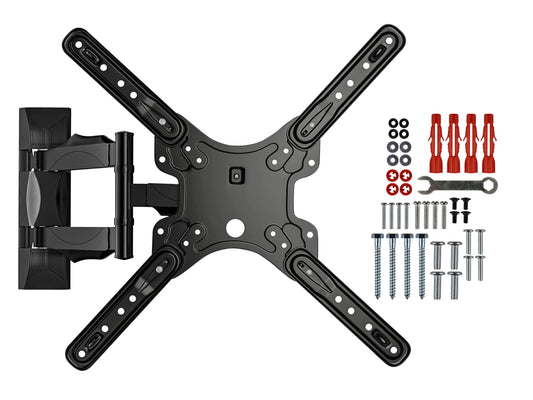 CONTROL EXPERT Soporte para TV Monitor Pantallas de 32 a 60 Pulgadas Brazo Articulado Movible de Pared Soporta hasta 32 Kg 400x400mm