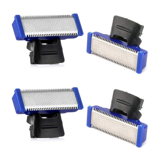 Cabezales de repuesto Microtouch Solo compatibles con afeitadora recargable Microtouch Solo para hombre (4 unidades)