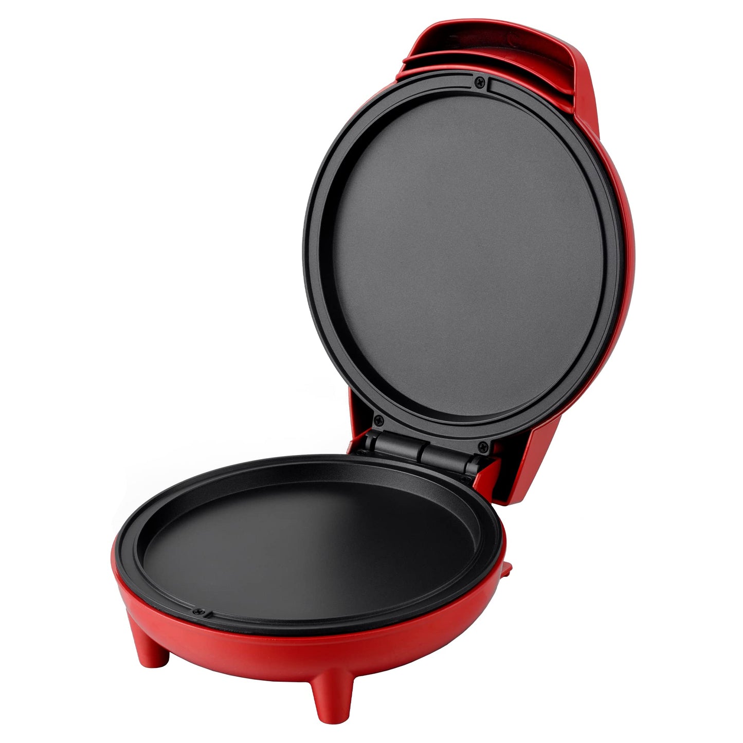 Courant - Plancha compacta y mini horno de 7 pulgadas, plancha personal para pizzería, color rojo