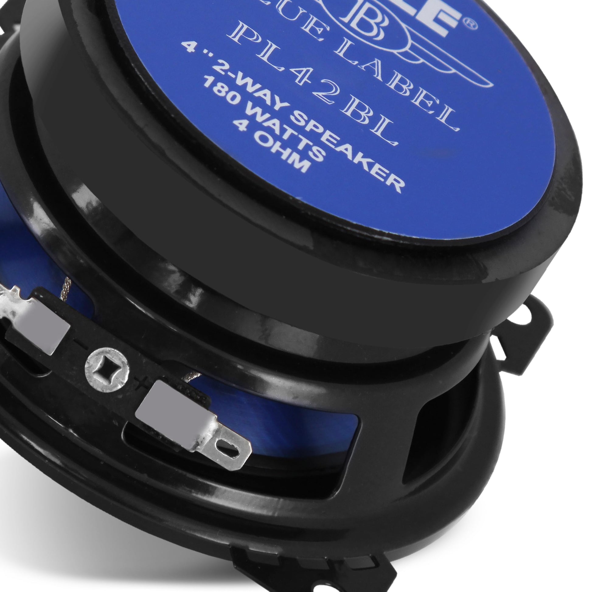 Bocinas para Auto Pyle Azul 4 Pulgadas Cono 2 Vías 180 Watts 4 Ohmios