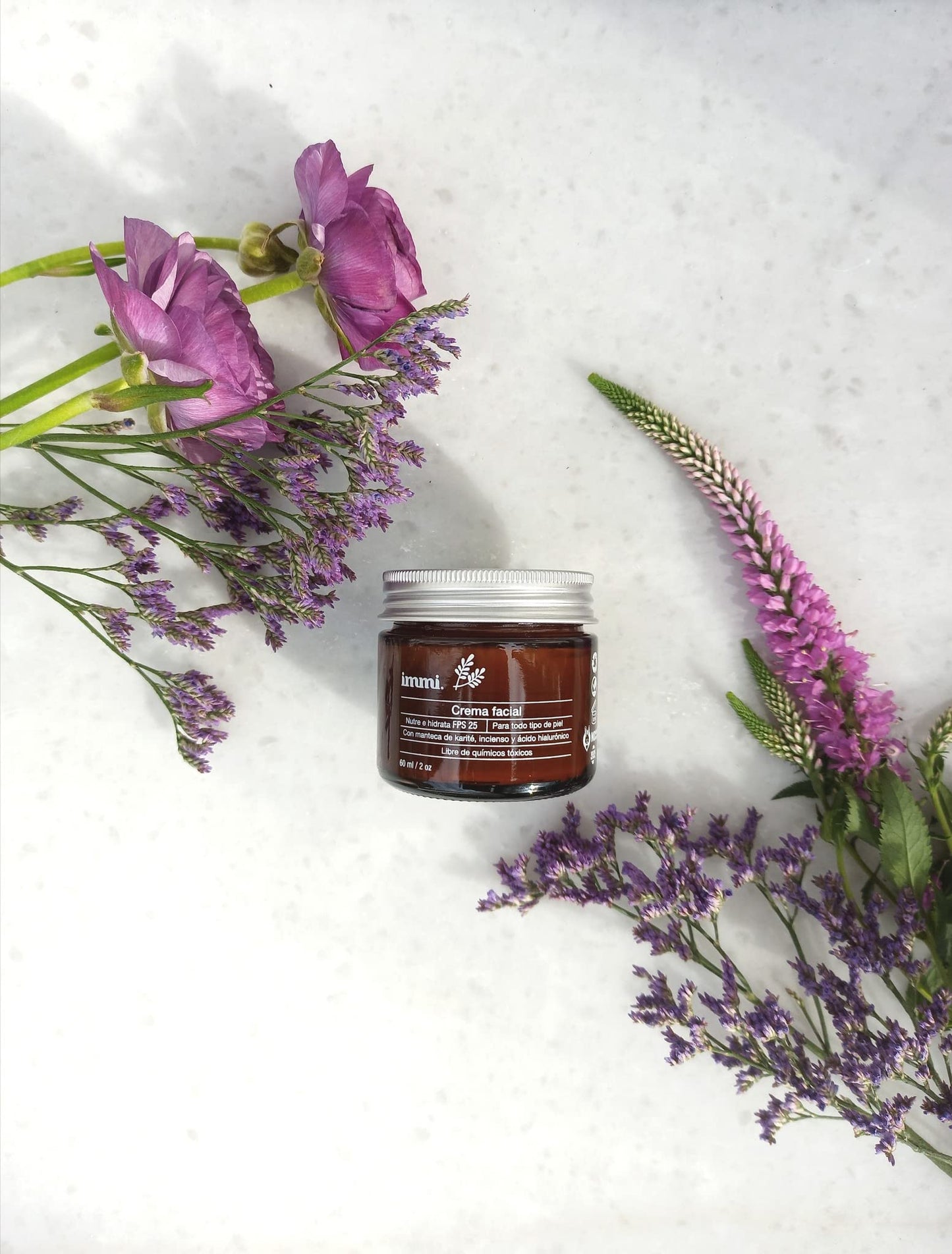 Immi crema facial de día FPS 25 con 60 ml & crema facial nocturna con 60 ml (Para todo tipo de piel)