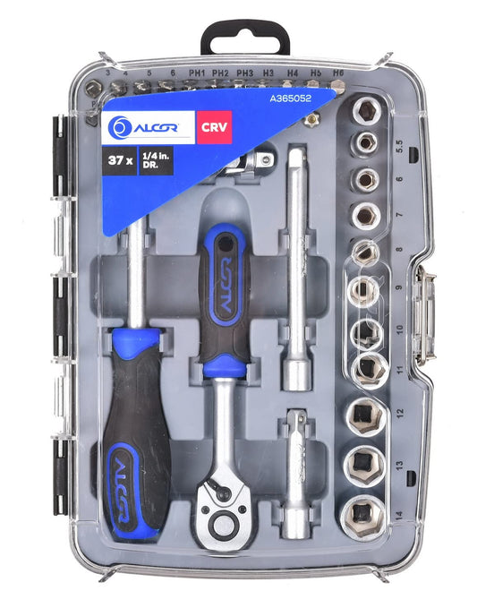 Autocle Set de Herramientas 37PC 1/4" Alcor
