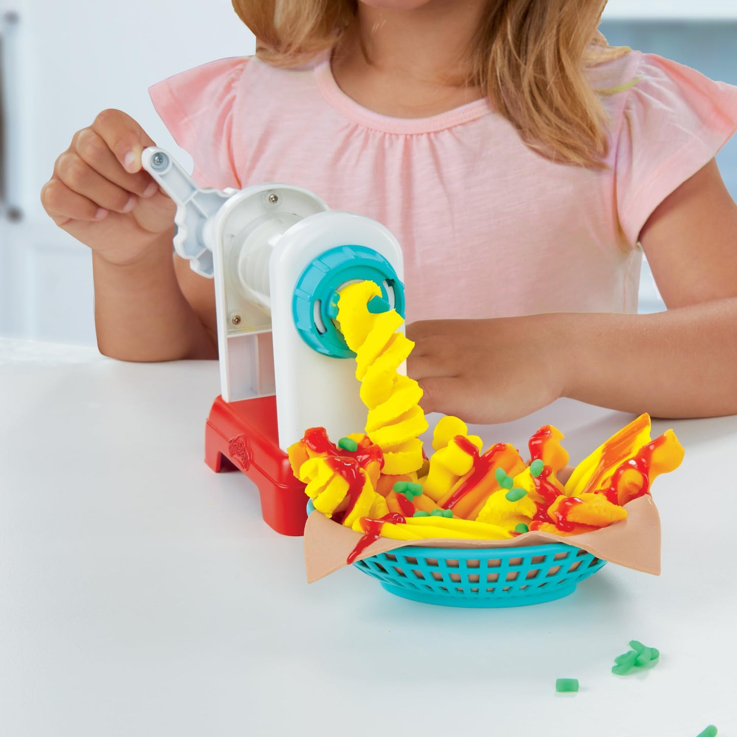 Playset de Cocina Play Doh Máquina de Espirales Fritas