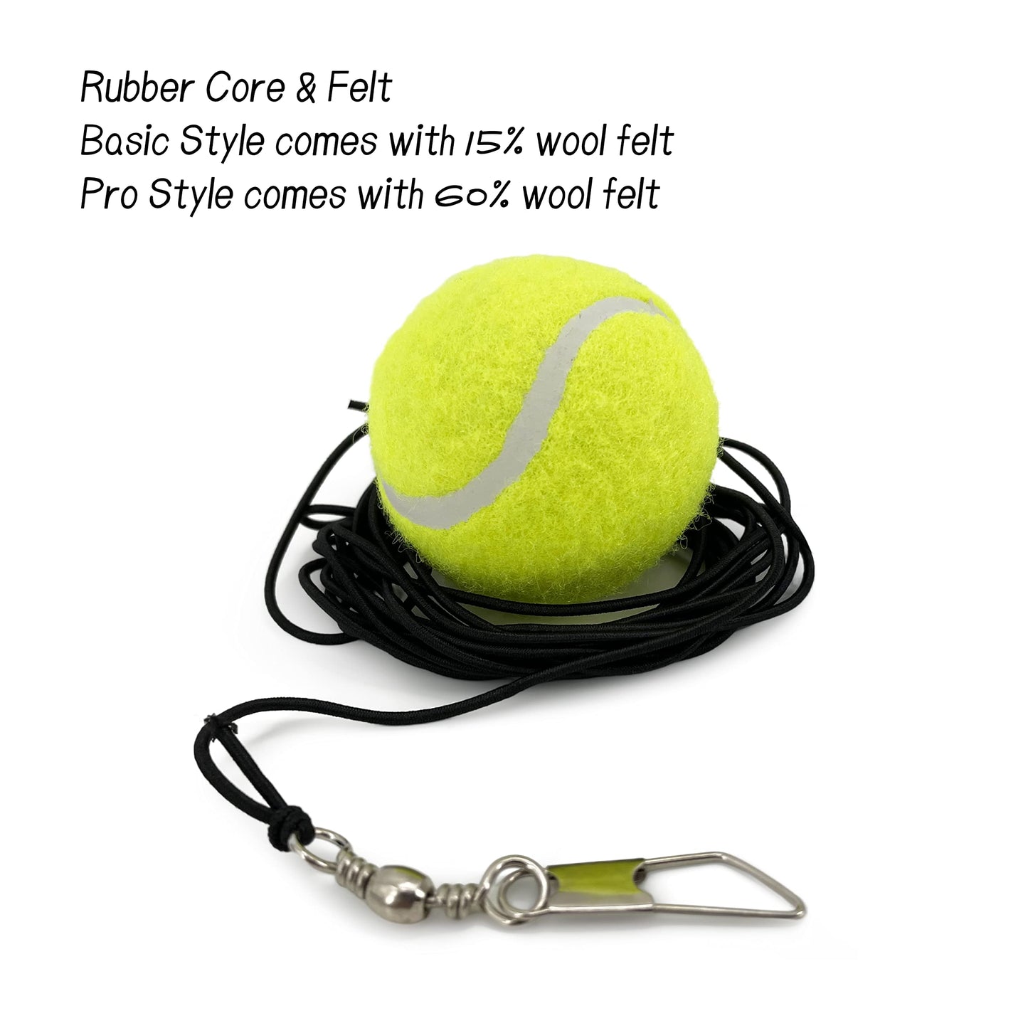 Pelotas de Tenis TaktZeit Cuerda Pro para Rebote y Autoentrenamiento