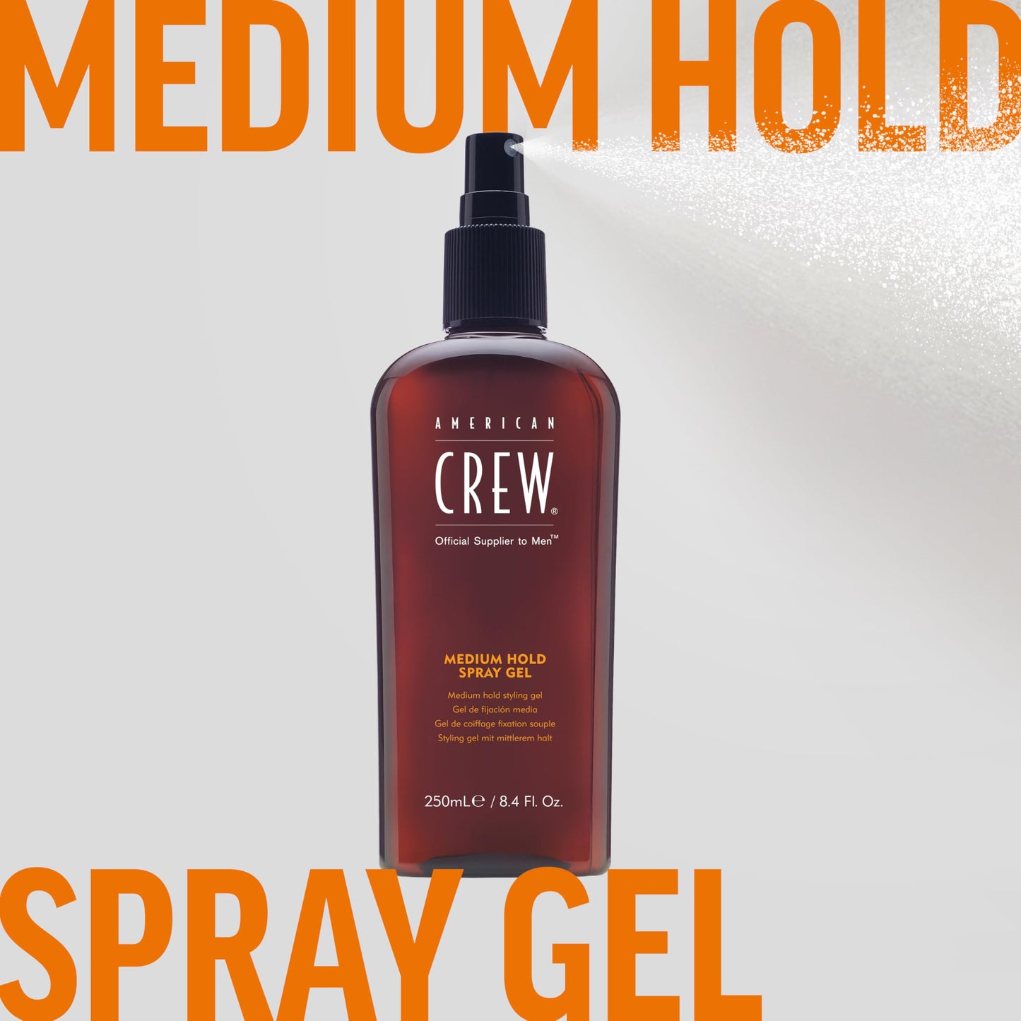 American Crew Spray Gel For Men, Medium Hold 8.45fl Oz