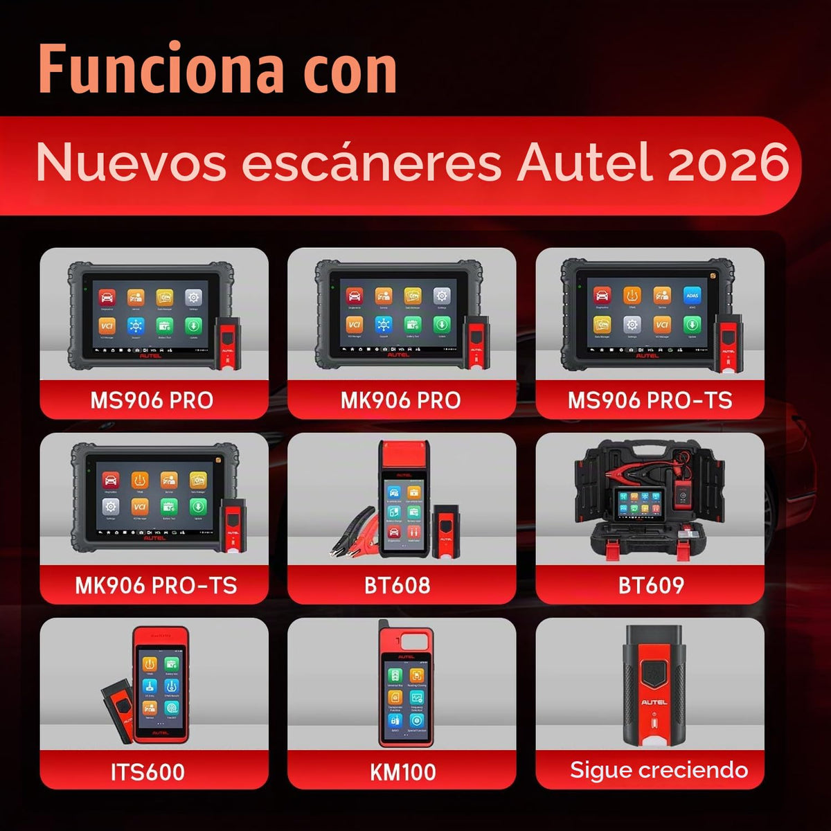 Interfaz de Comunicación Vehicular Autel MaxiVCI V200 Bluetooth Inalámbrico