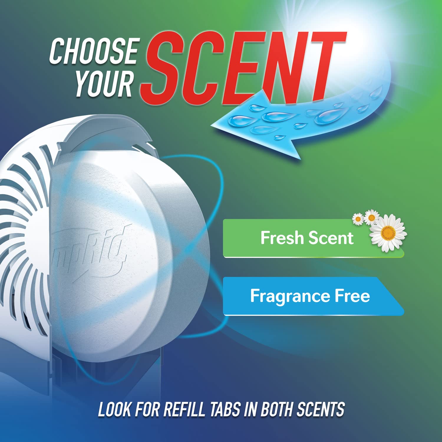 DampRid Fresh Scent - Paquete de 2 pestañas de repuesto de 447 ml, absorbente de humedad