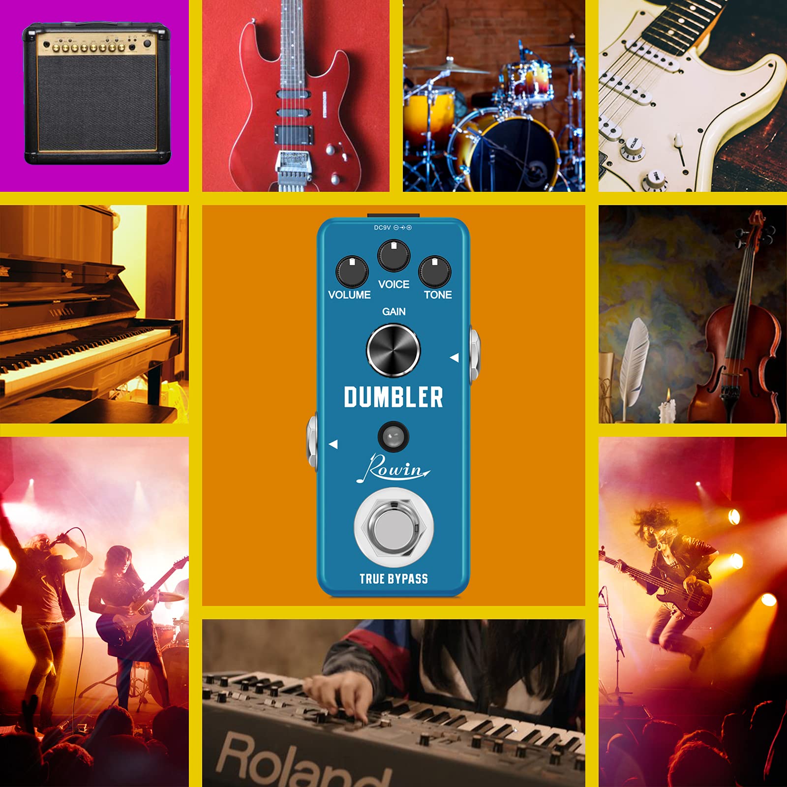 Pedal de Efecto Rowin Ampire-Dumbler Lef-315