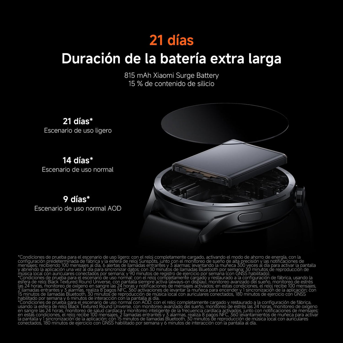 Reloj Xiaomi S5 46mm Plata con GPS y NFC