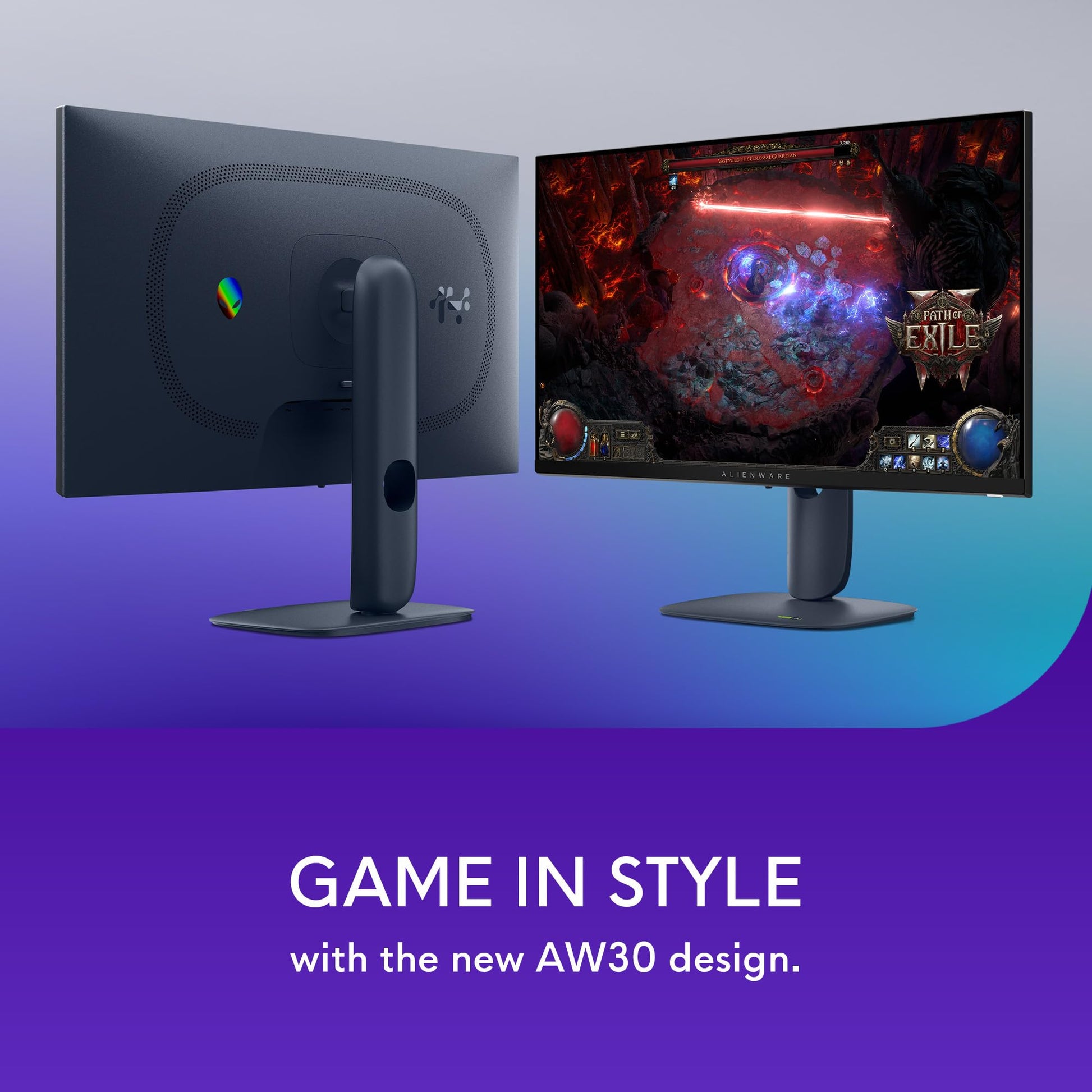 Alienware 27 Monitor para Juegos - AW2725DM - visualización QHD de 27 Pulgadas 180Hz 1 ms, IPS, NVIDIA G-Sync, AMD Freesync, VESA AdaptiveSync.