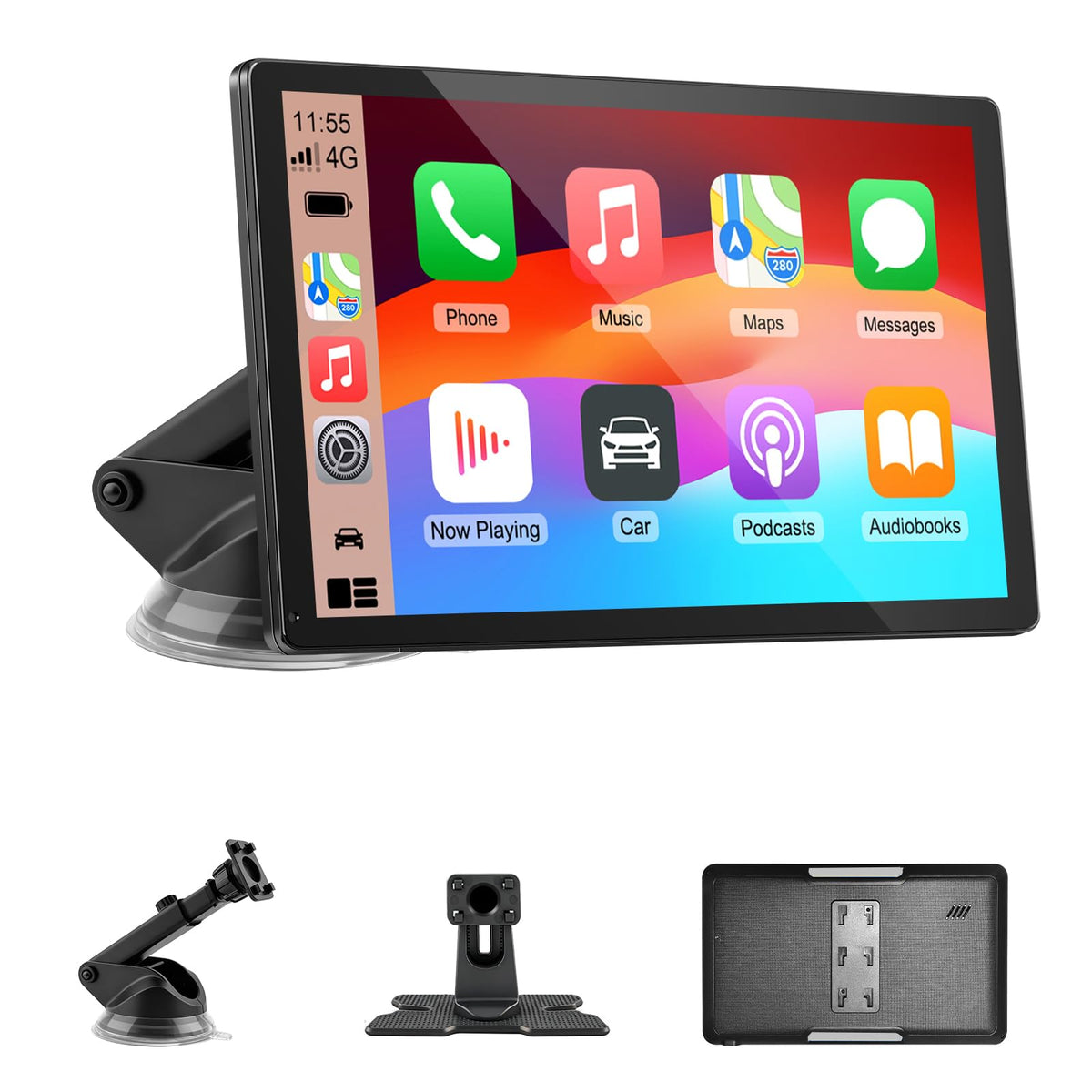 Visualización CarPlay Plateado para Coche