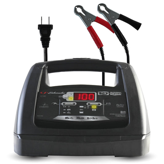 Schumacher - SC1362 - Cargador batería totalmente automático, motor arranque, mantenedor, pruebas de diagnóstico avanzadas, 85 A/30 A, 6 V/12 V, coches, camiones, SUV, vehículos marinos, casa rodante