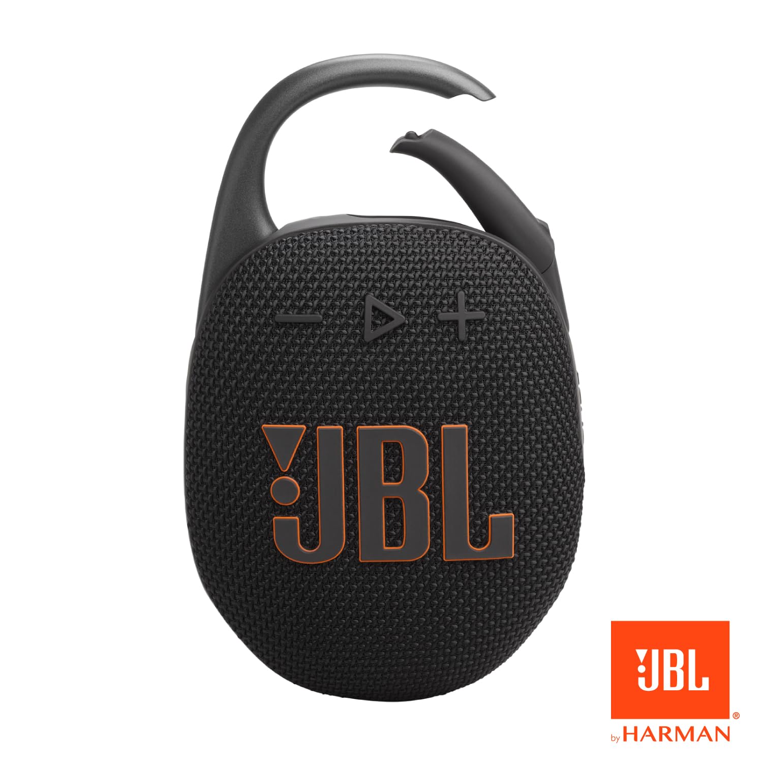 JBL Clip 5 Bocina Portátil Bluetooth, 7W de Potencia, Reproducción 12 Horas, Resistente al Agua y al Polvo IP67 - Negro