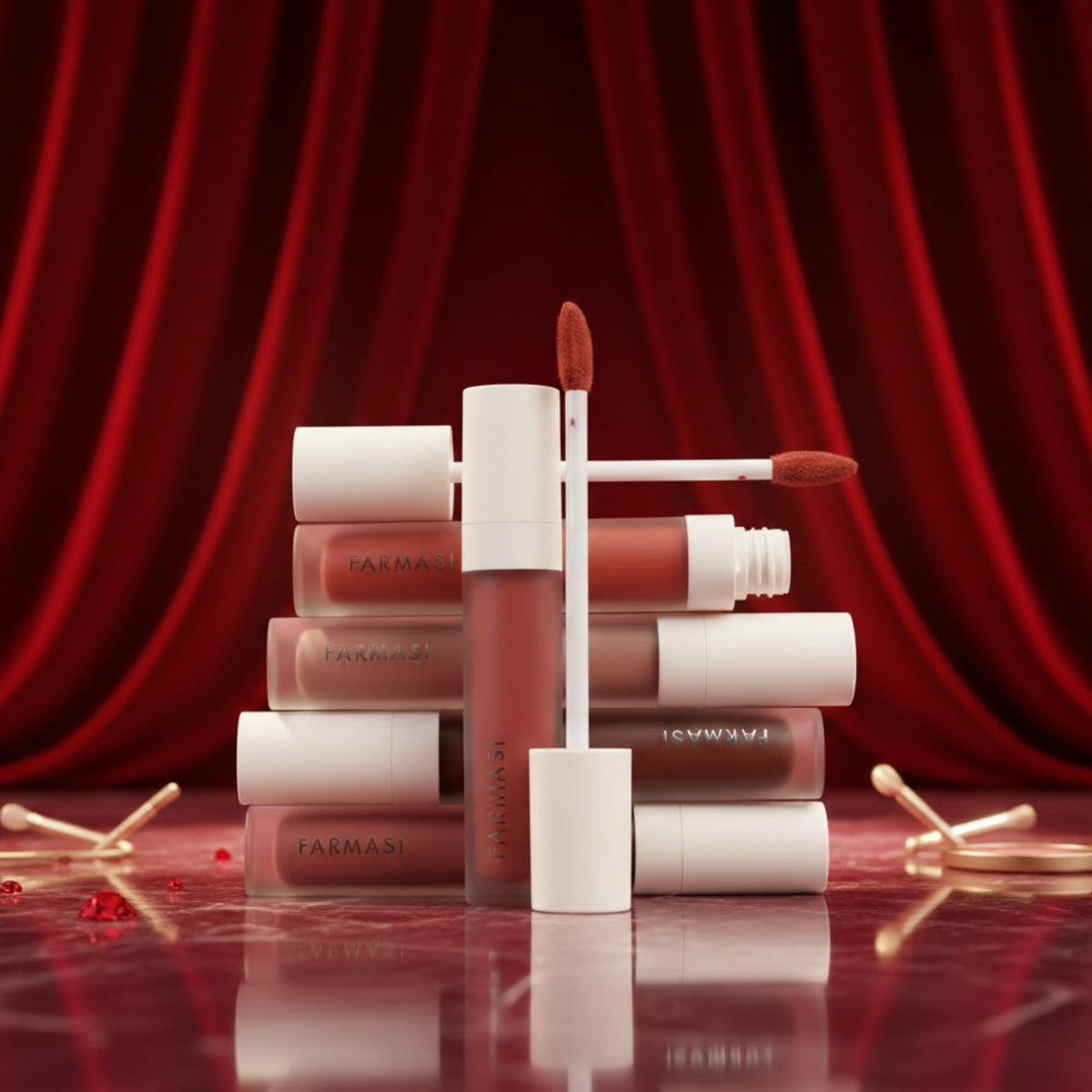Farmasi Pintalabios Líquido Mate 4 Ml-05 Rojo Amor