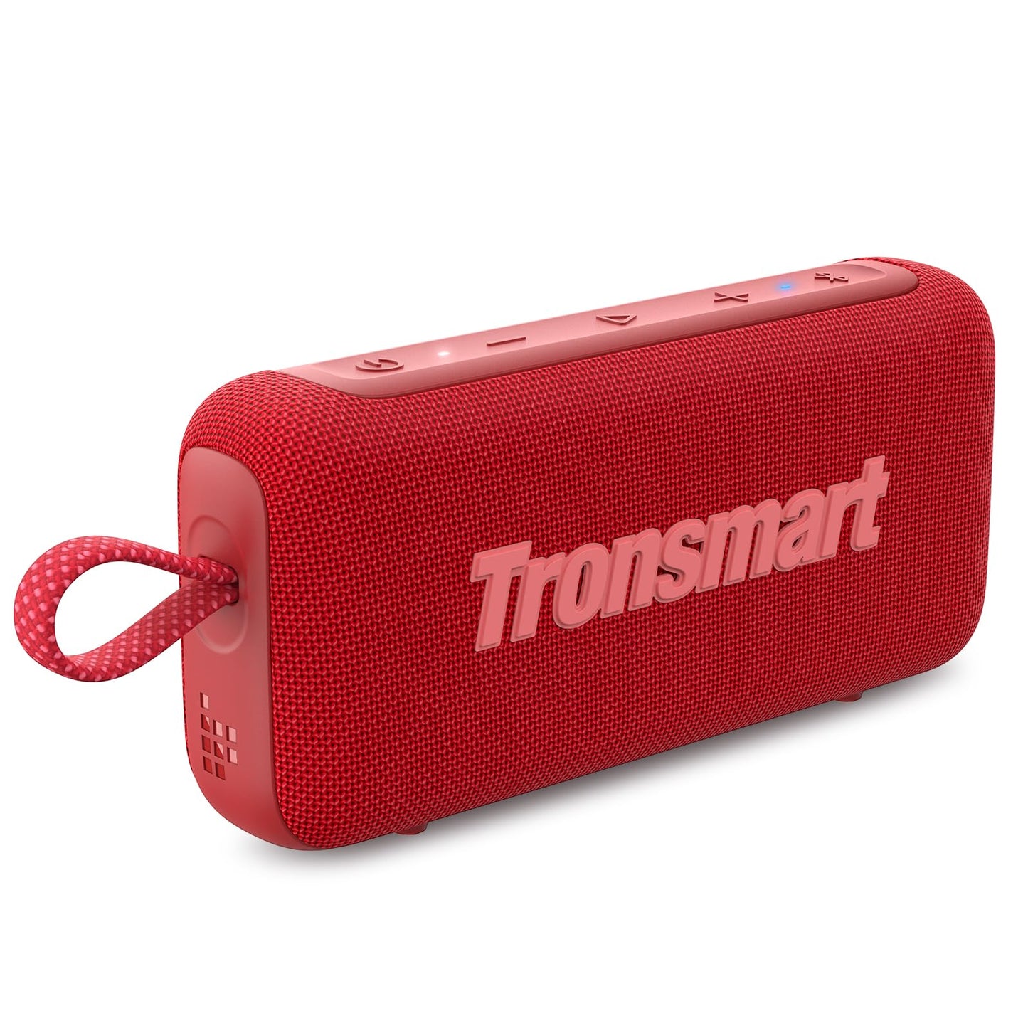Tronsmart Trip 2 Bocina Bluetooth portátil para Exteriores, Llamadas Manos Libres a través del micrófono Integrado, Resistente al Agua IPX7, Ecualizador Personalizable (Rojo)