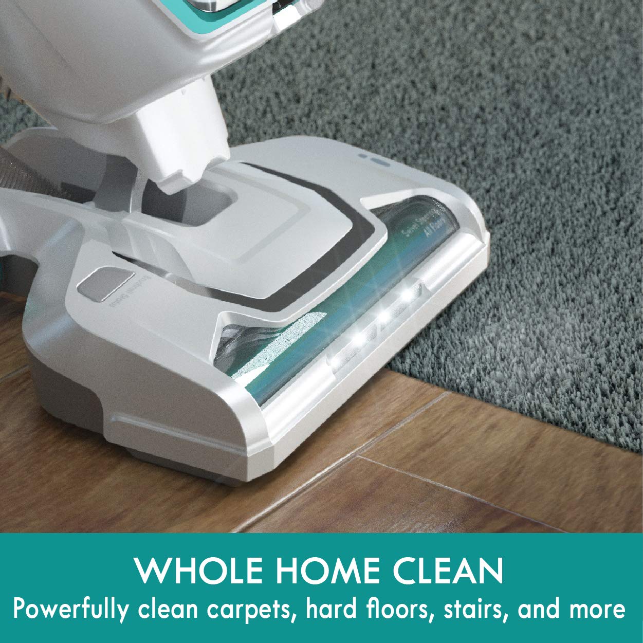 Kenmore DU2012 Aspiradora vertical sin bolsa con succión de potencia de 2 motores, limpiador ligero de alfombras con manguera de 10 pies, filtro HEPA, 2 herramientas de limpieza para pelo de mascotas, suelo de madera dura, verde