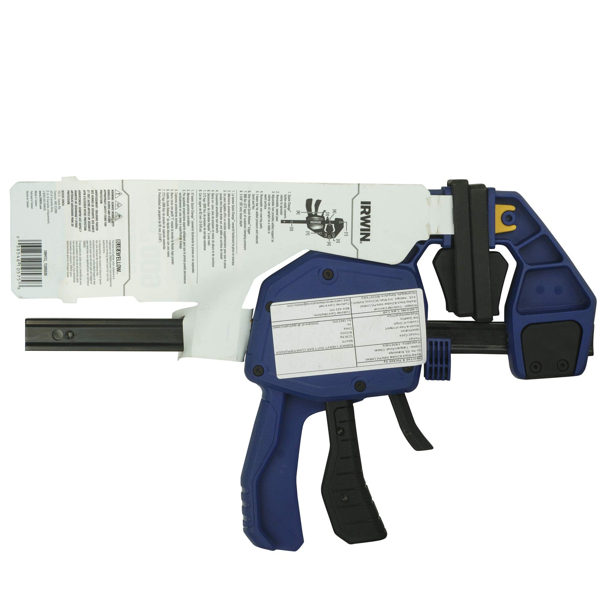 IRWIN Tools QUICK-GRIP 2021406N XP600 Series Prensa de banco y expansor para uso con una mano, 6 in