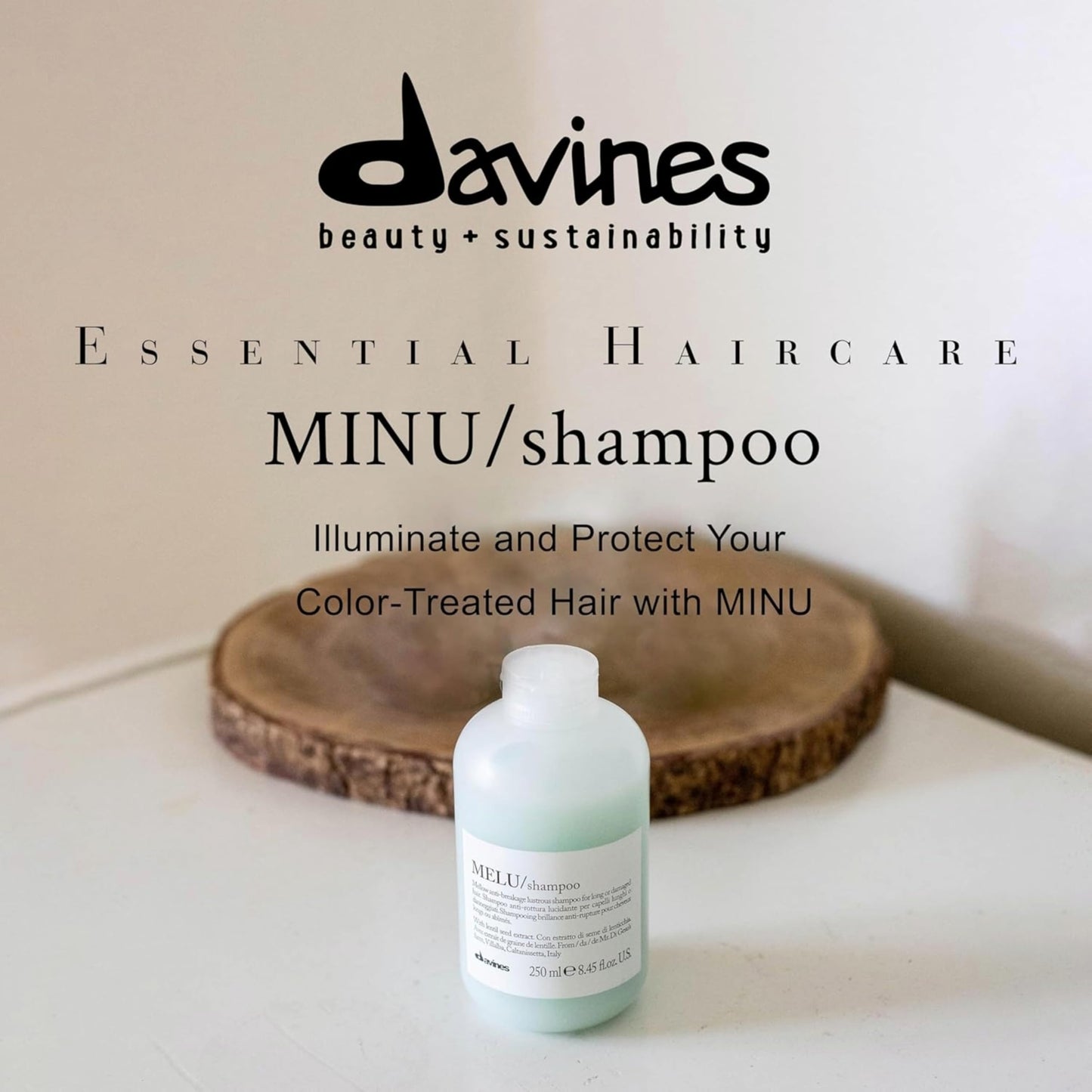 Davines Minu Shampoo, 8.45 fl.oz., 8.8 ounces, 24090695 mililitro, 1