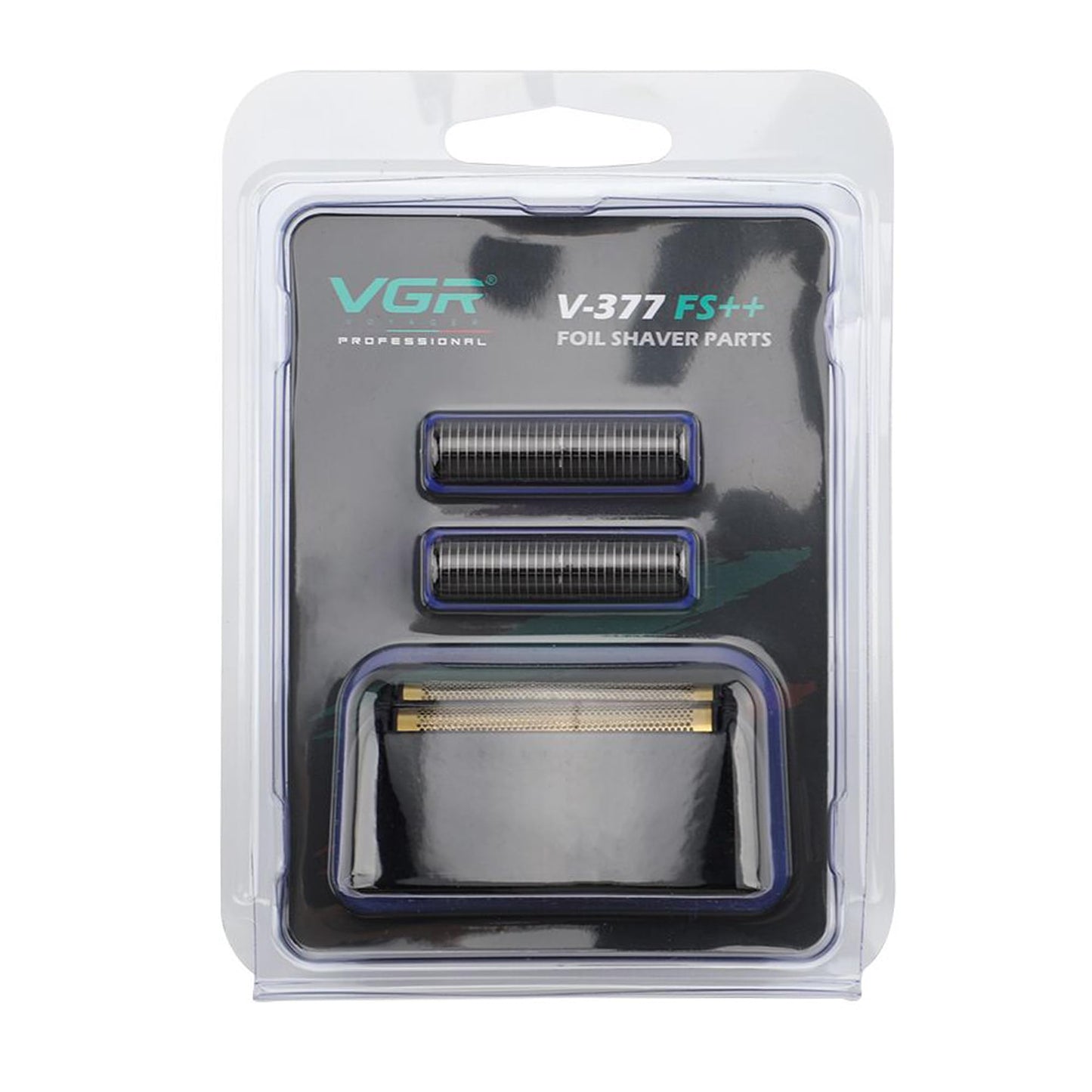VGR 377 - Cabezal de repuesto para maquinilla de afeitar de papel de aluminio y kit de corte para afeitadora eléctrica, doble hoja de titanio, 1 paquete