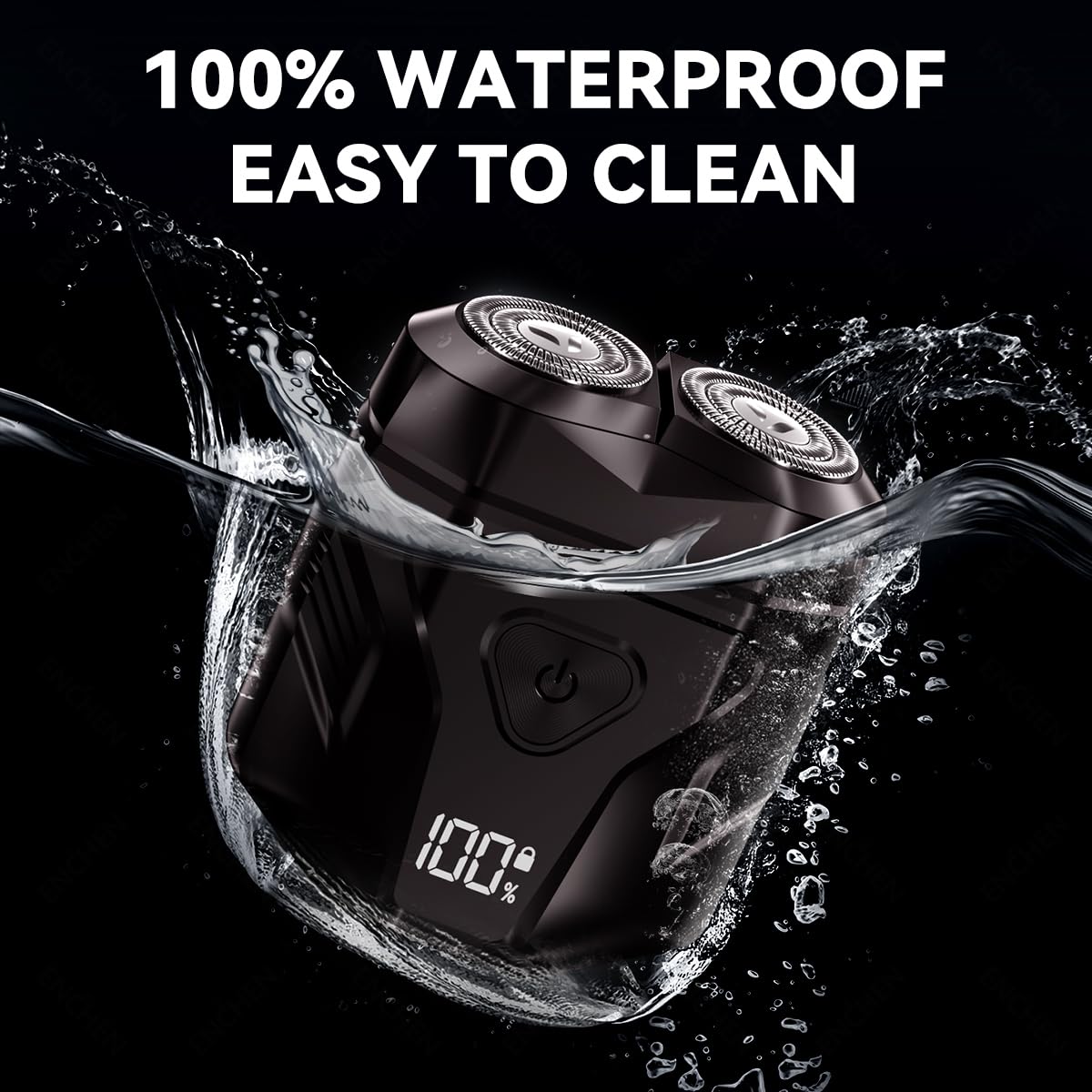 Mini Rasuradora Eléctrica Afeitadora Hombre Barba Trimmer, Ipx7 Impermeable