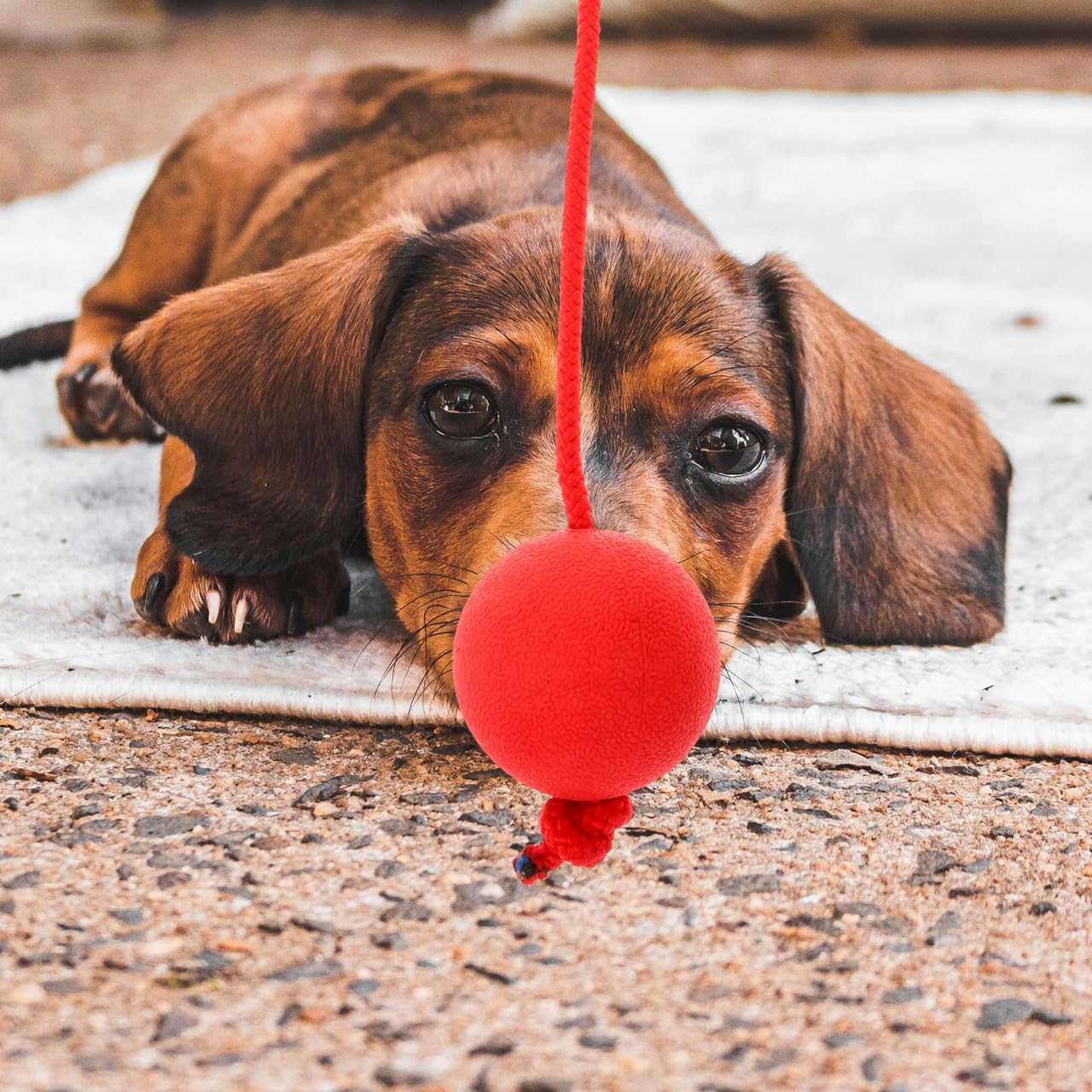 Ipetboom Cuerda y Bolas para Perros - Equipo De Entrenamiento De Agilidad, Tira y Afloja, Deportes y Pelota De Entrenamiento