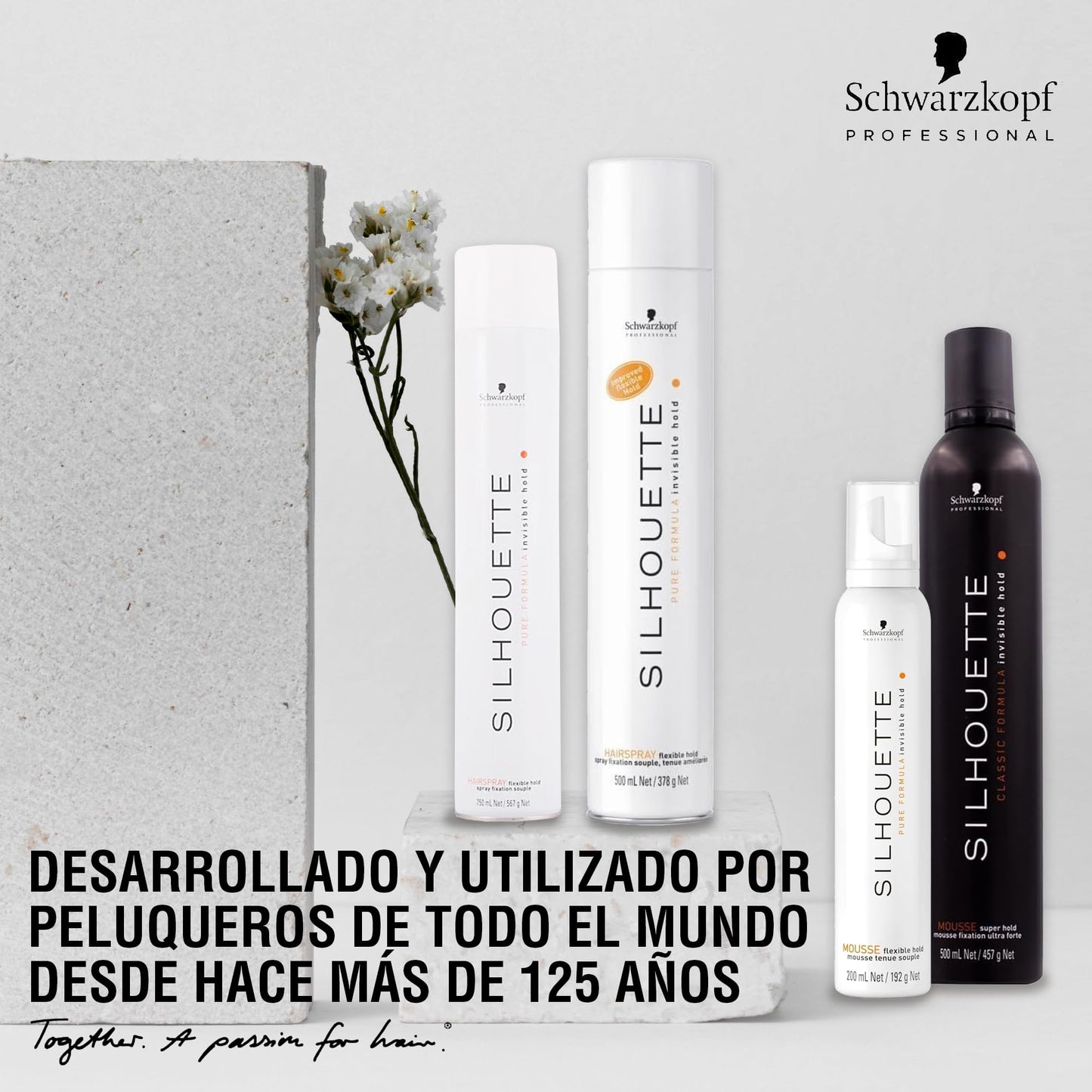 Mousse de Styling Schwarzkopf Silhouette BETO BEAUTY 500 ml