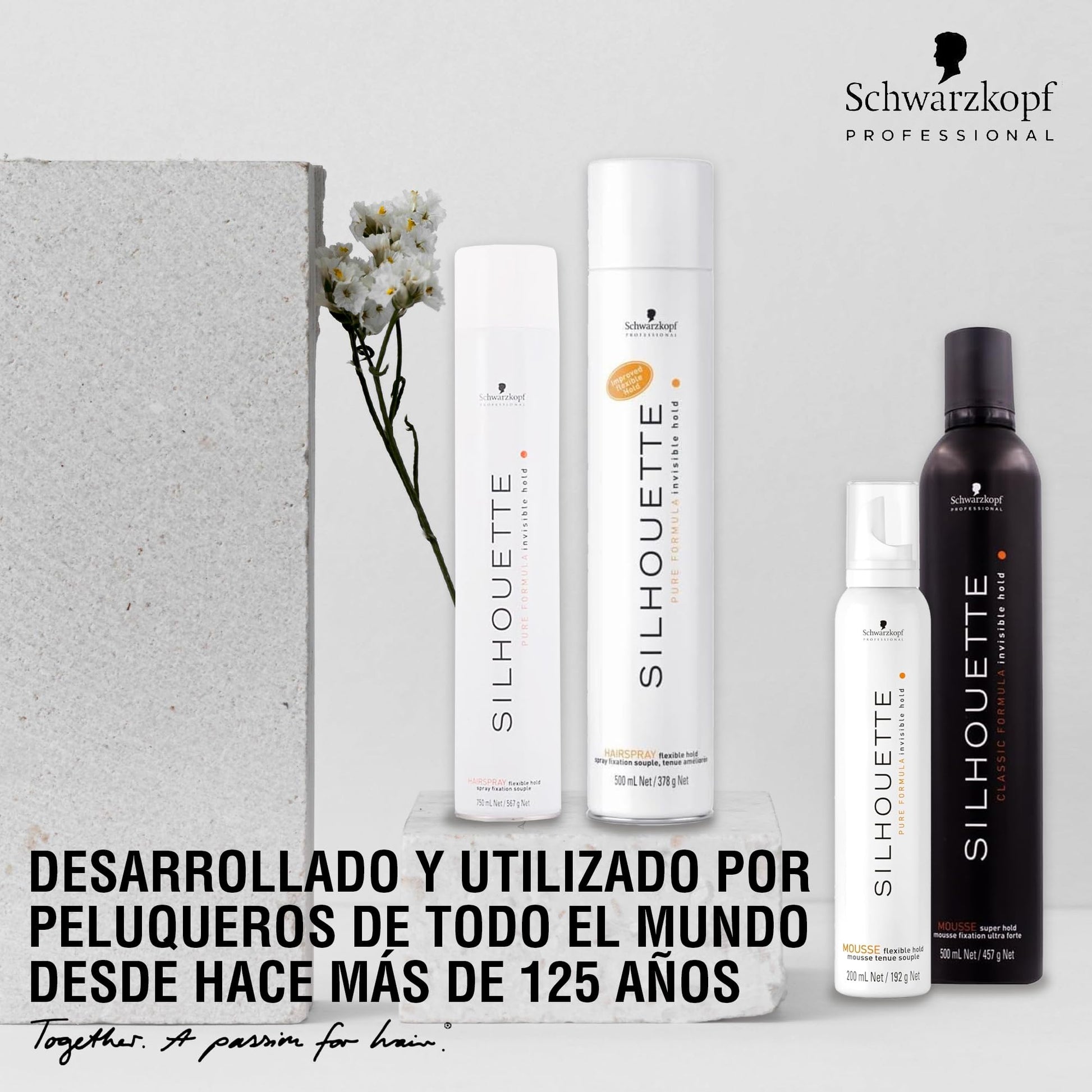 Mousse de Styling Schwarzkopf Silhouette BETO BEAUTY 500 ml