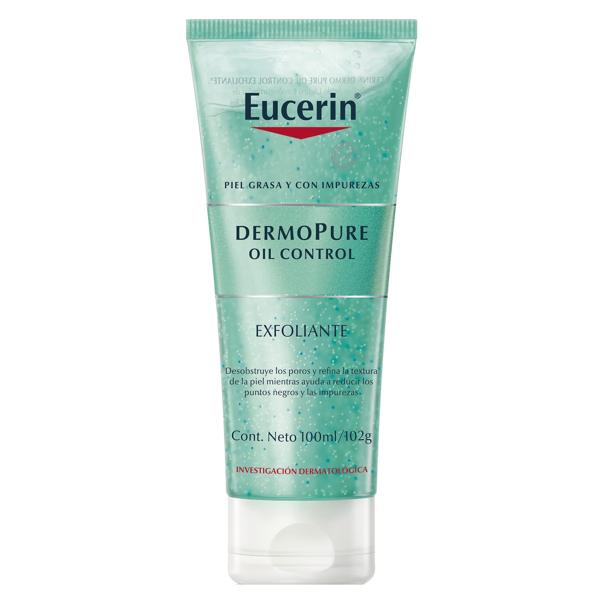 Eucerin Exfoliante facial piel grasa imperfecciones 100ml + Ph5 Bálsamo labial Protector de Labios FPS 20, 4.8 gramos
