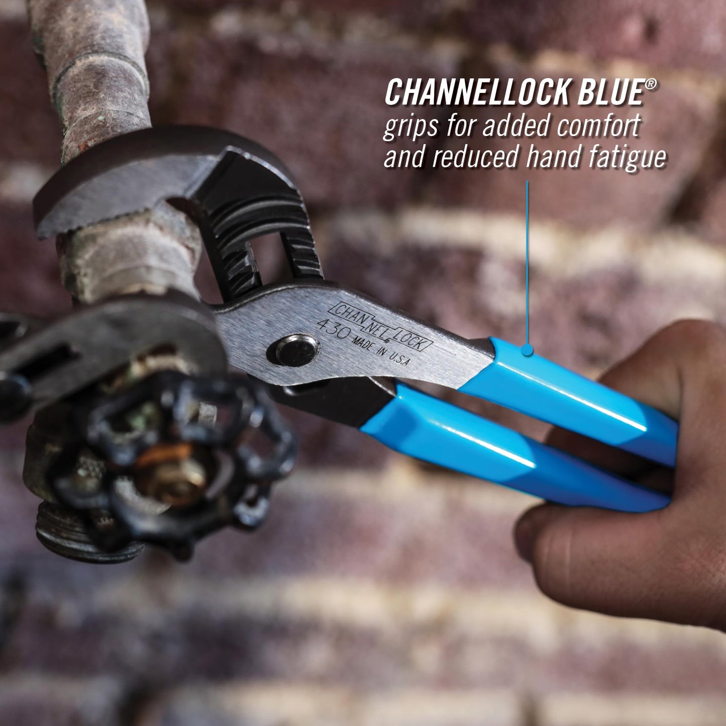 Channellock 430 Pinza de Extensión Mordaza Recta de 10"