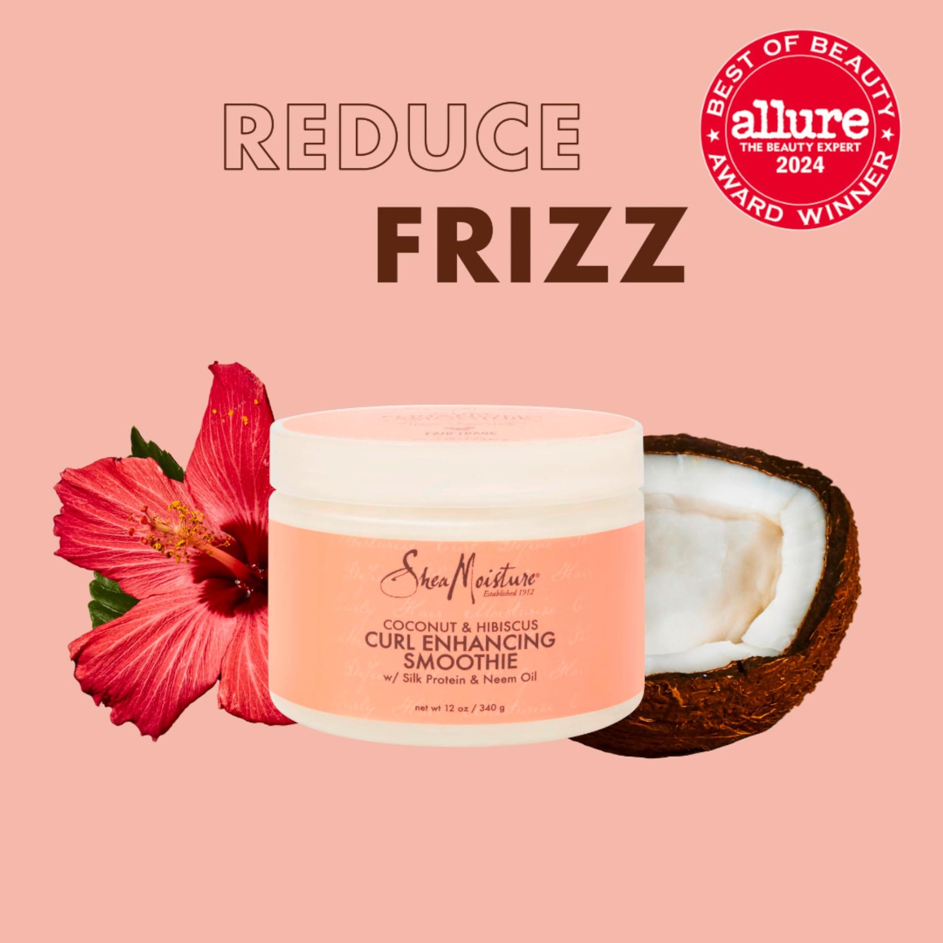 Crema para Rizos SheaMoisture Coconut Hibiscus Enhancing Smoothie