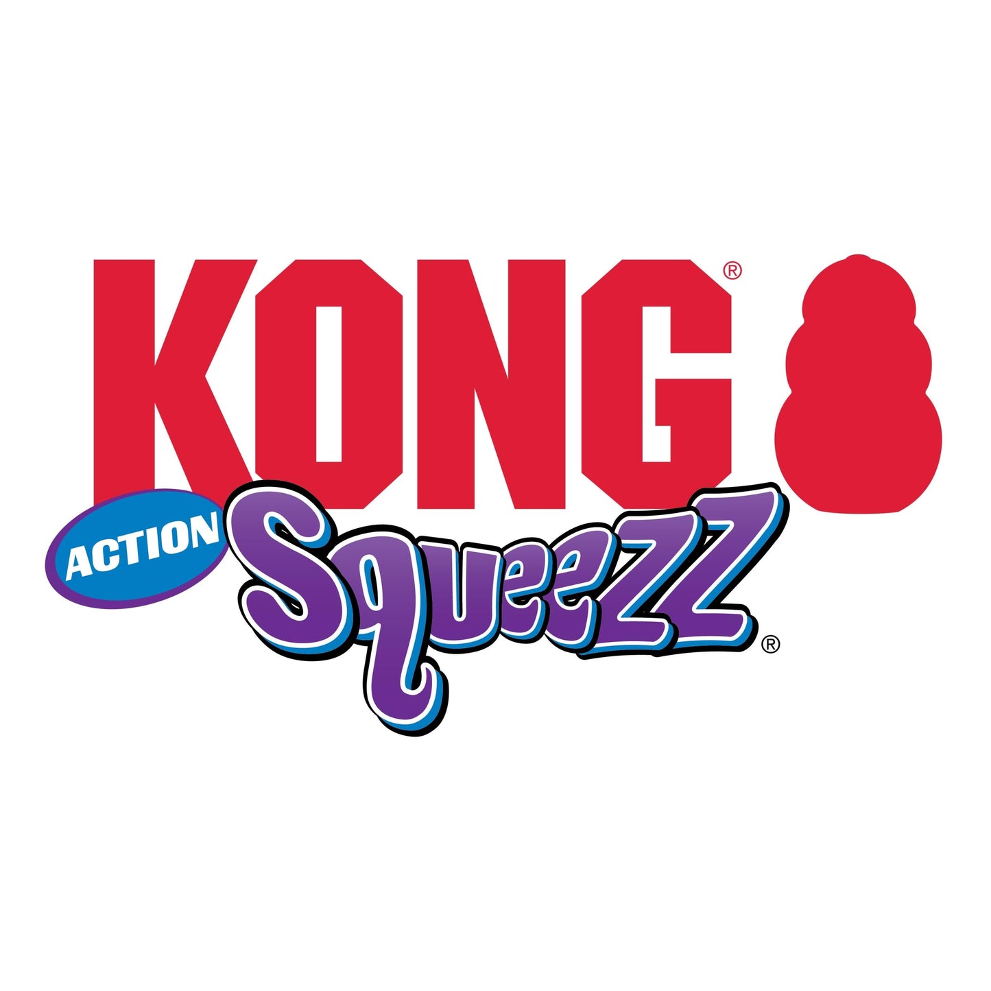 Kong Juguete Pelotas Squezz Action Grandes 2 pzas para Perro