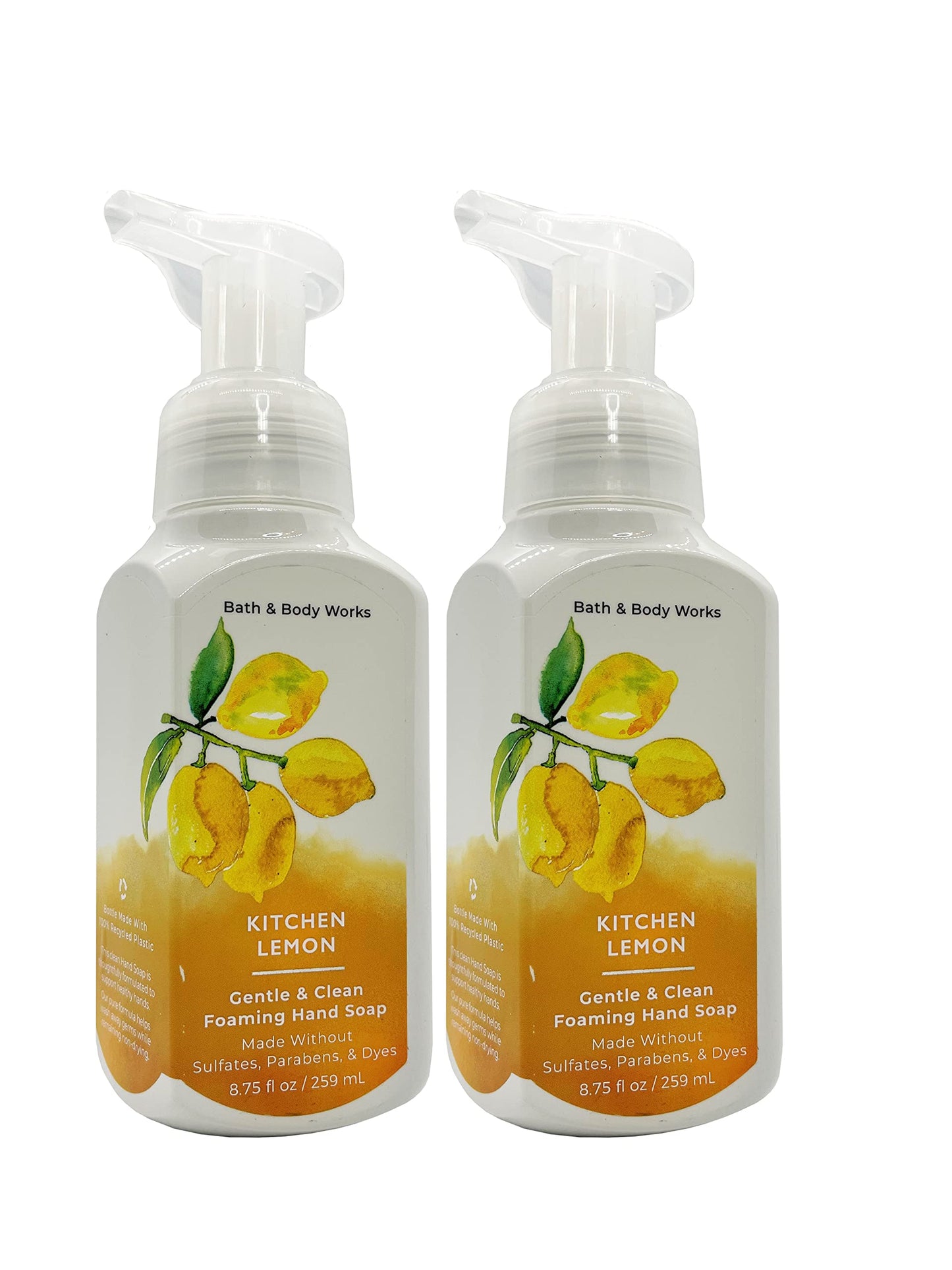 Bath & Body Works, Gentle Foaming Hand Soap, Kitchen Lemon (2-Pack)