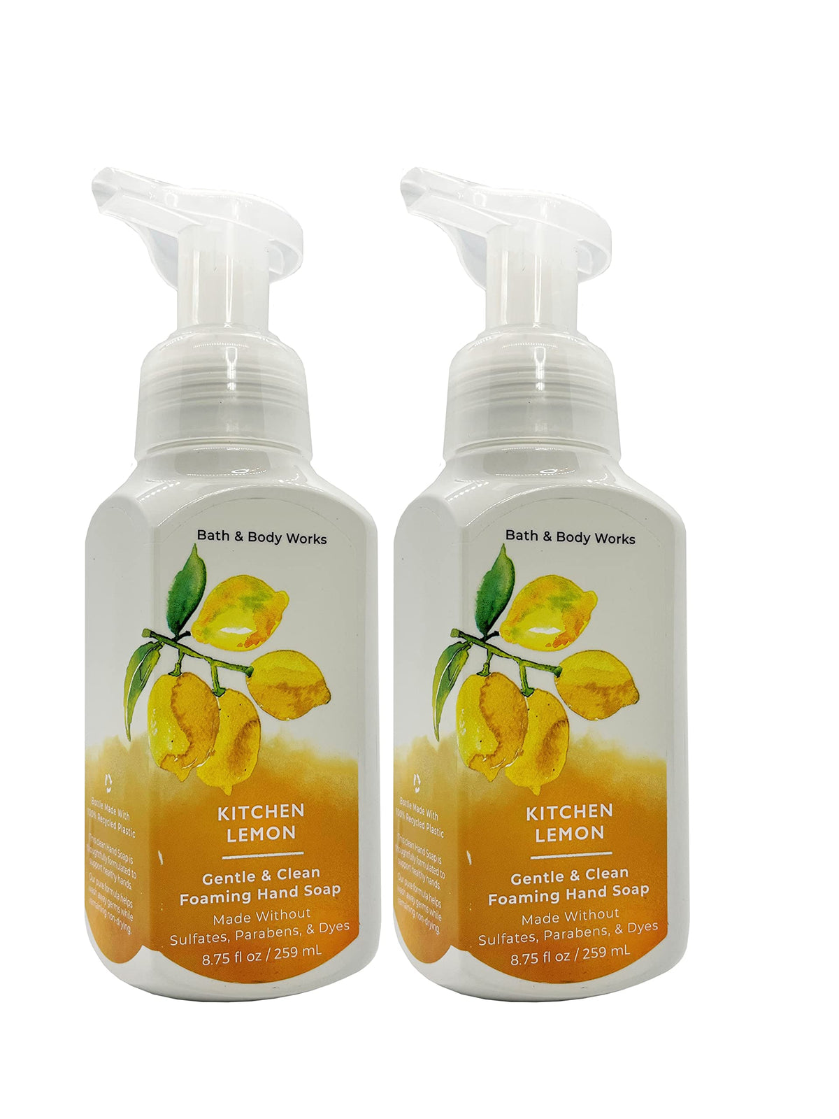 Bath & Body Works, Gentle Foaming Hand Soap, Kitchen Lemon (2-Pack)
