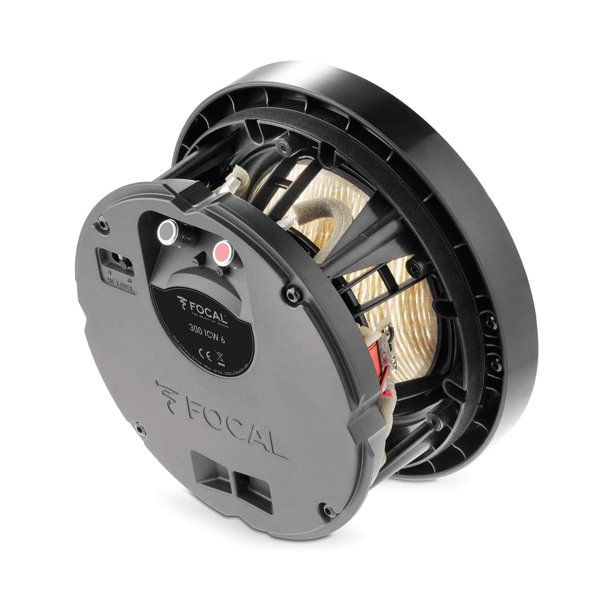 Altavoz de Pared y Techo Focal F300ICW6 Blanco con Woofer de Lino de 16,5 cm