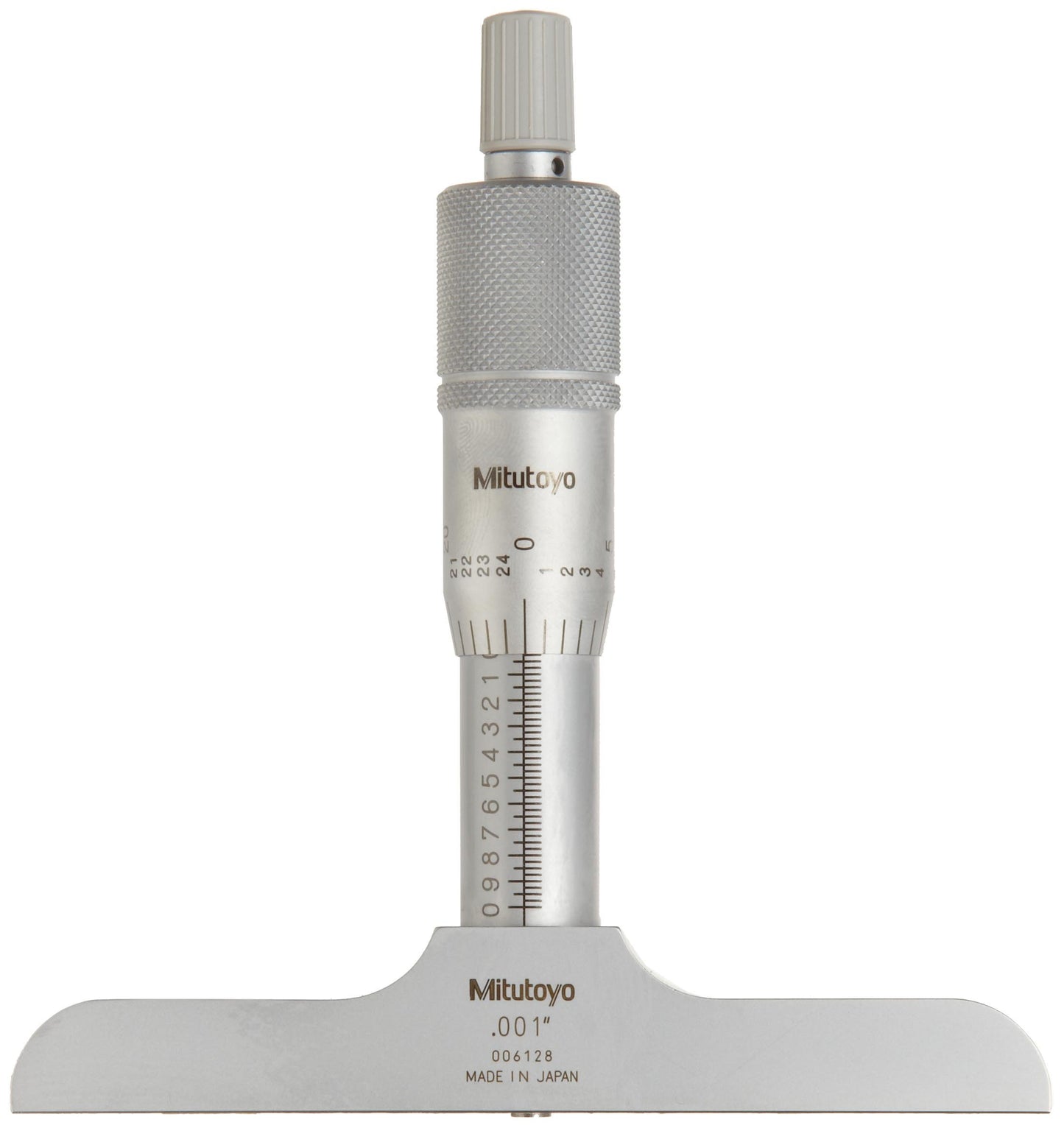Calibre de Profundidad Mitutoyo Vernier micrómetro 128-106 0-1 Pulgada 0.000 Pulgadas 4x0.6 Pulgadas