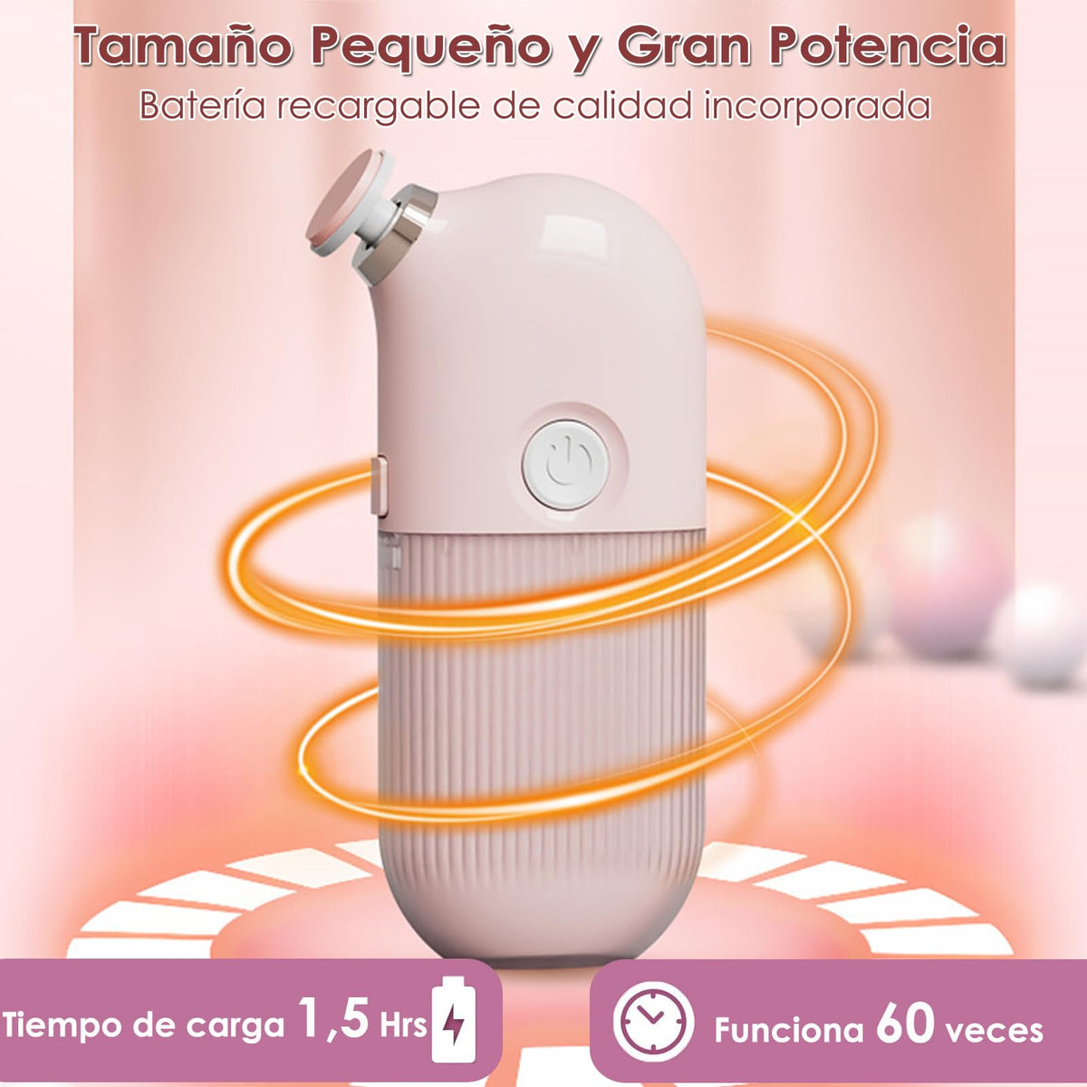 lima de uñas electrica, corta uñas adulto electrico,cuidado de uñas mujer, juego de cortaúñas 6 en 1, con cable de carga USB, bajo nivel de ruido, para niños y niñas de todas las edades, blanco (Blanco)