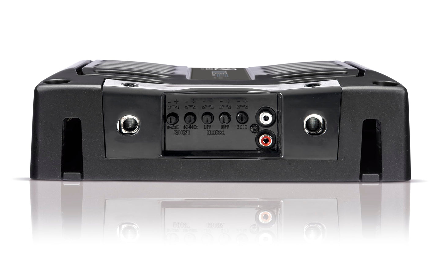 Banda VIK8000.2BK - Amplificador de Coche Altavoz de Audio de 2 ohmios, Rango Completo, Nuevo Viking 8000 vatios Rms, indicador LED de Sonido especializado chasis de Aluminio, Negro