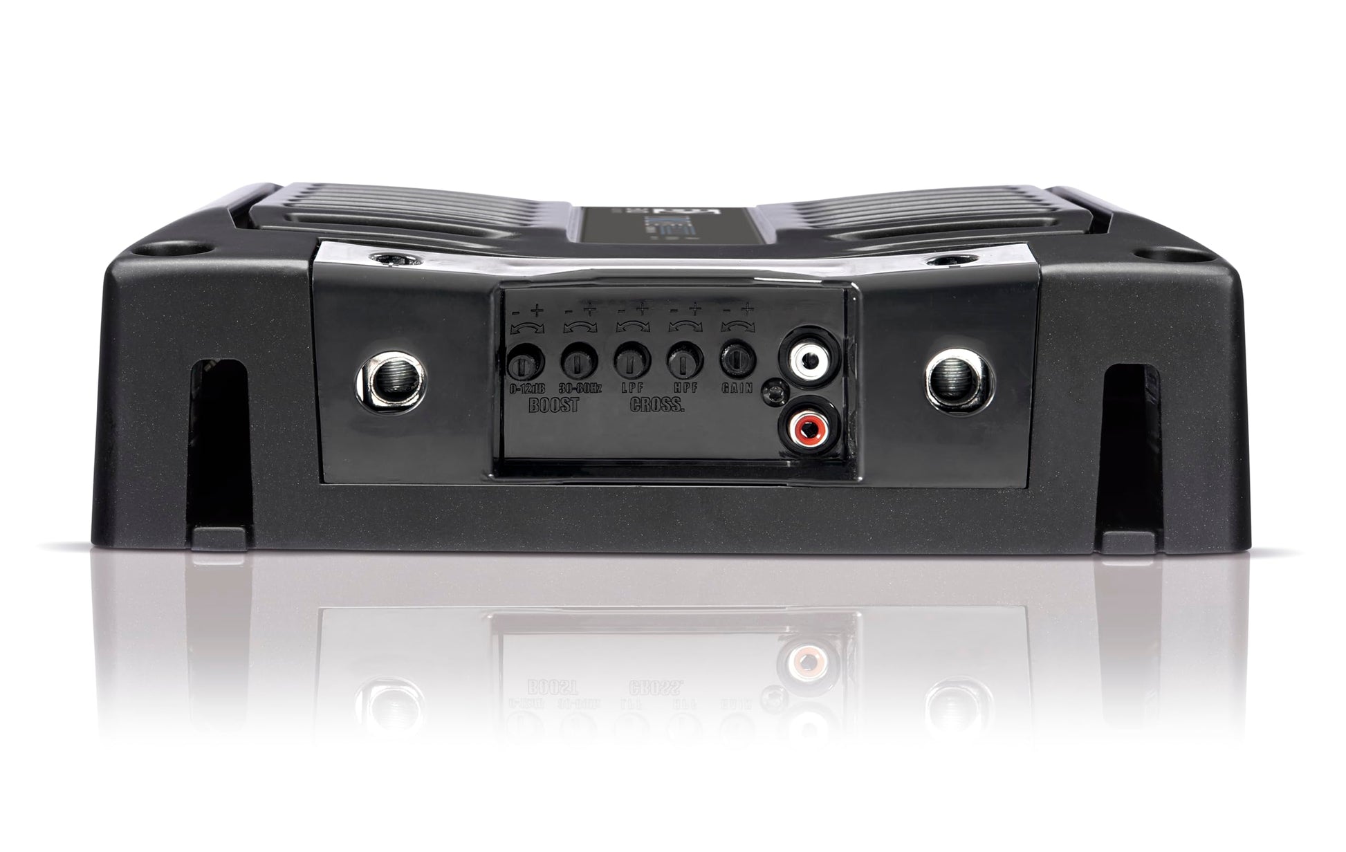 Banda VIK8000.2BK - Amplificador de Coche Altavoz de Audio de 2 ohmios, Rango Completo, Nuevo Viking 8000 vatios Rms, indicador LED de Sonido especializado chasis de Aluminio, Negro