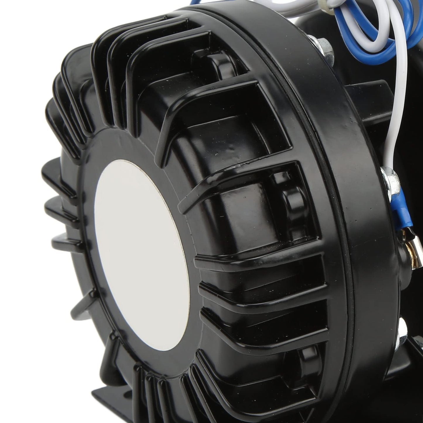Bocina de Sirena y Alarma de Advertencia Para Coche, Altavoz de Cono Redondo de Metal Negro, Amplificador de Policía de 300 W 130 DB Pa