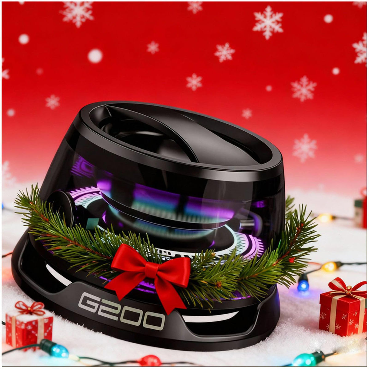 Altavoz Bluetooth ZNCRSISTY RGB Magnético con Luz y Sonido Estéreo para 7 Horas de Reproducción