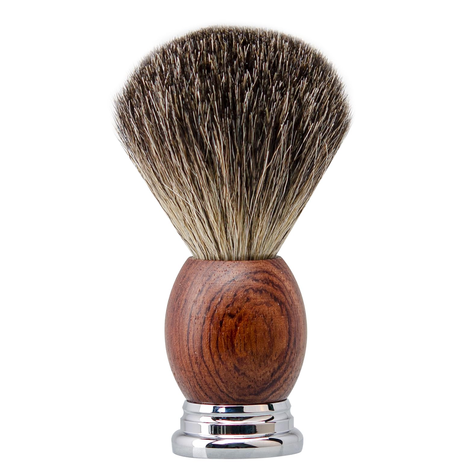Grandslam - Kit de afeitar recto para afeitar, de acero con punta de piel, cepillo para polvo de afeitar, tazón y soporte de acero inoxidable, jabón de afeitar, regalo para hombres