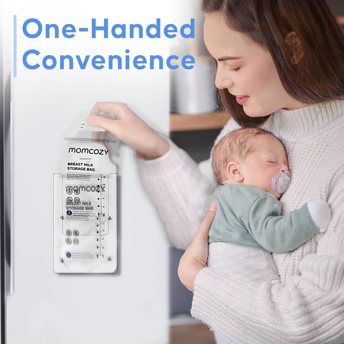 Organizer for Empty Breast Milk Storage Bags - External Refrigerator Container with Strong Magnets - Versatile for Additional Uses - Organizer Pro Max