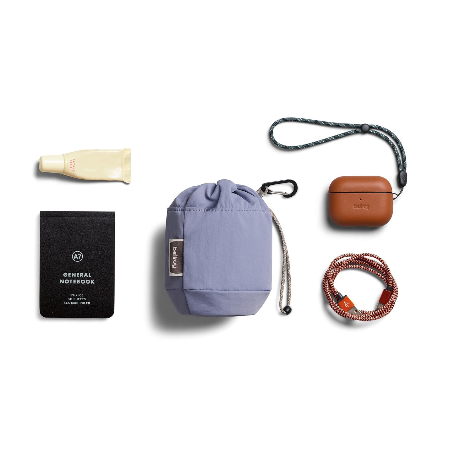 Bellroy Cinch Pouch, Bolsa de maquillaje y viaje - LilacHaze