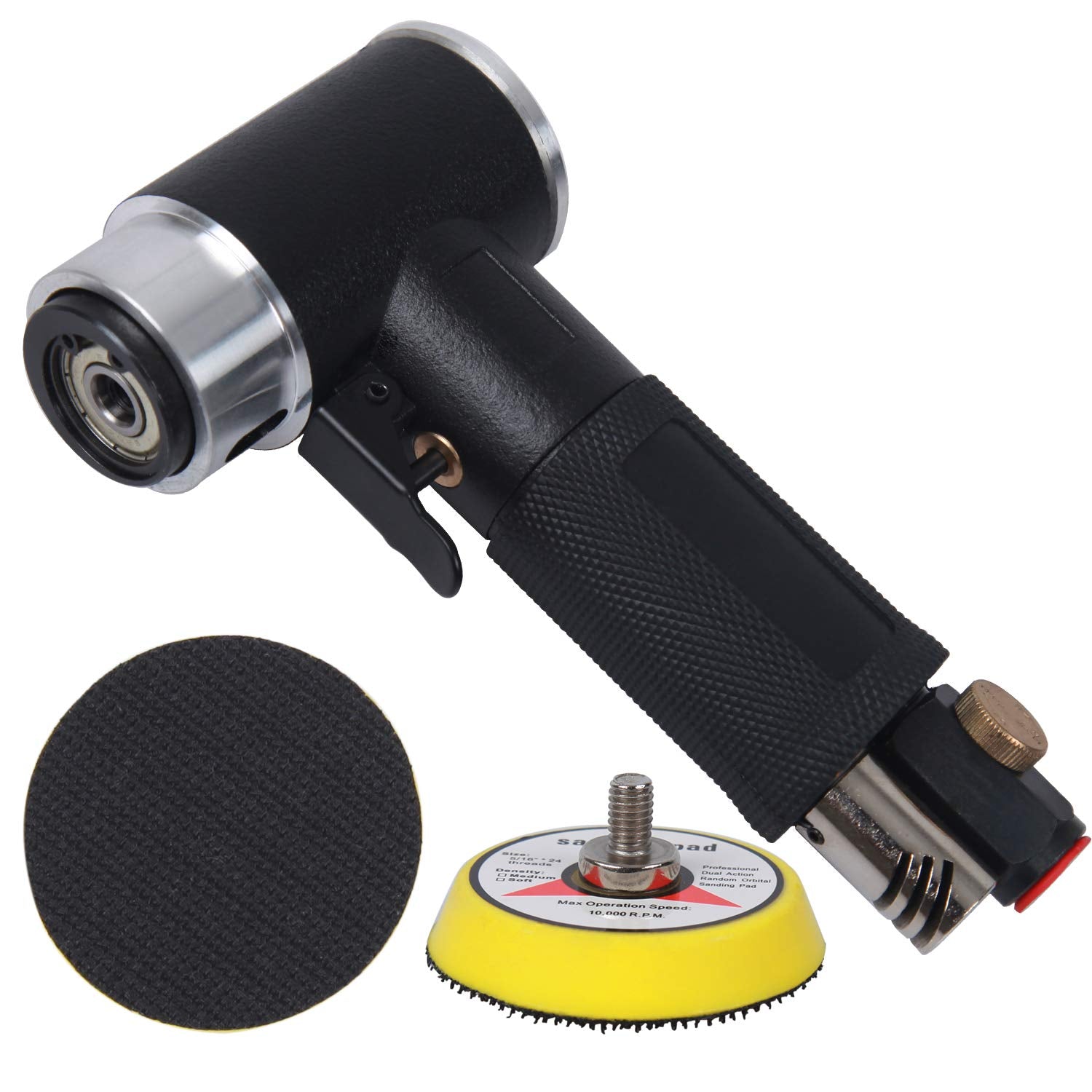 Lijadora Orbital Neumática Mini de 2 y 3 Pulgadas Pulidora de Doble Acción