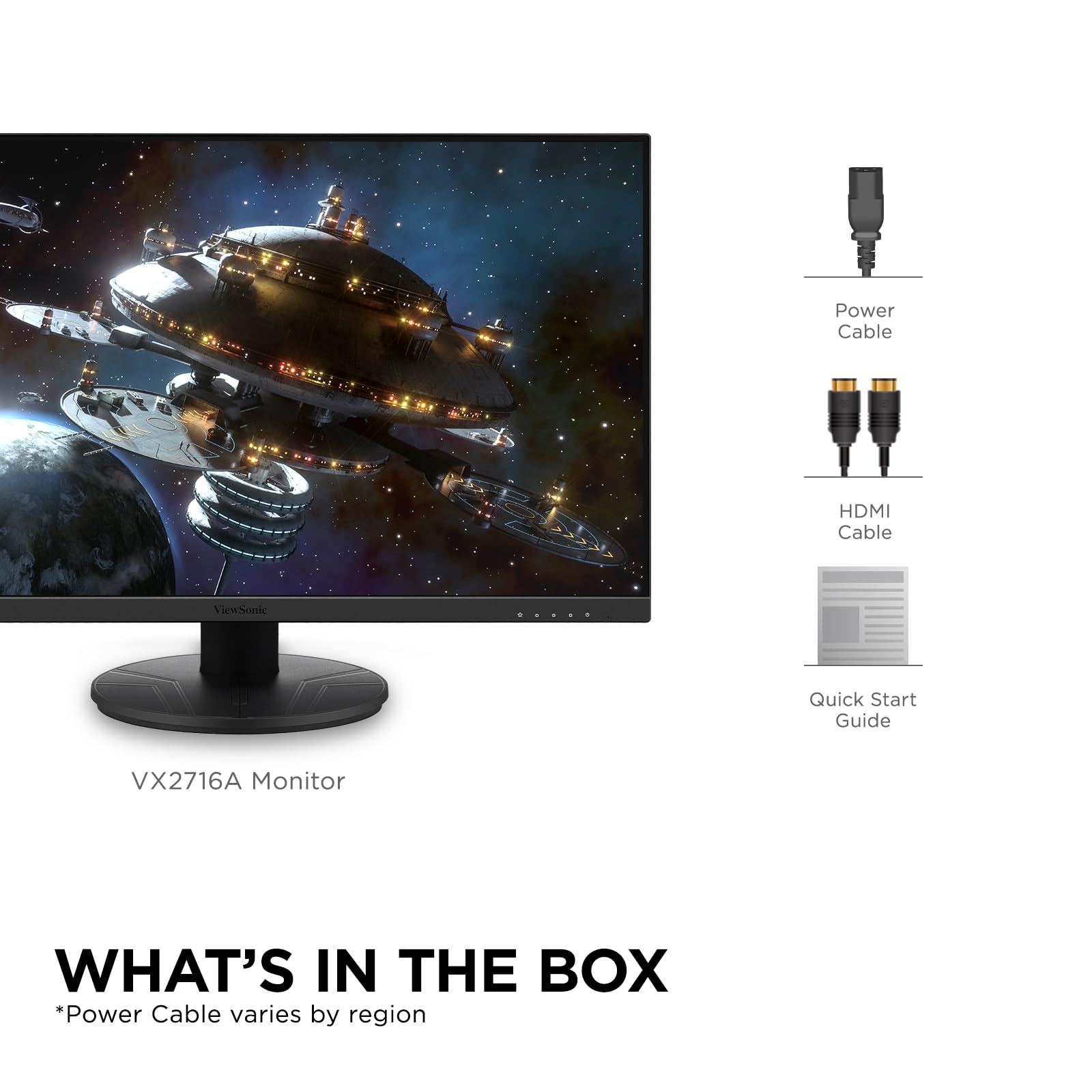 Monitor Gamer Viewsonic VX2716A 27 Pulgadas IPS 120HZ FullHD 1080P 1ms